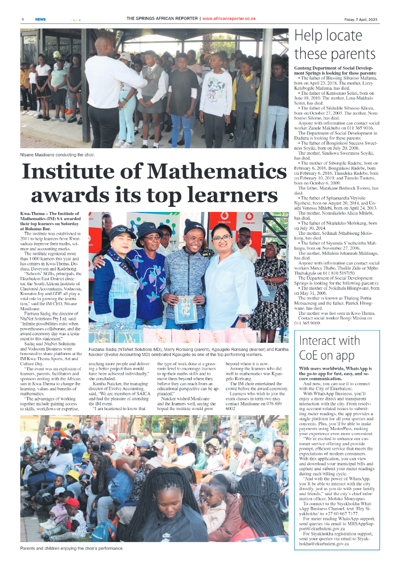 African Reporter 7 April 2023 page 4