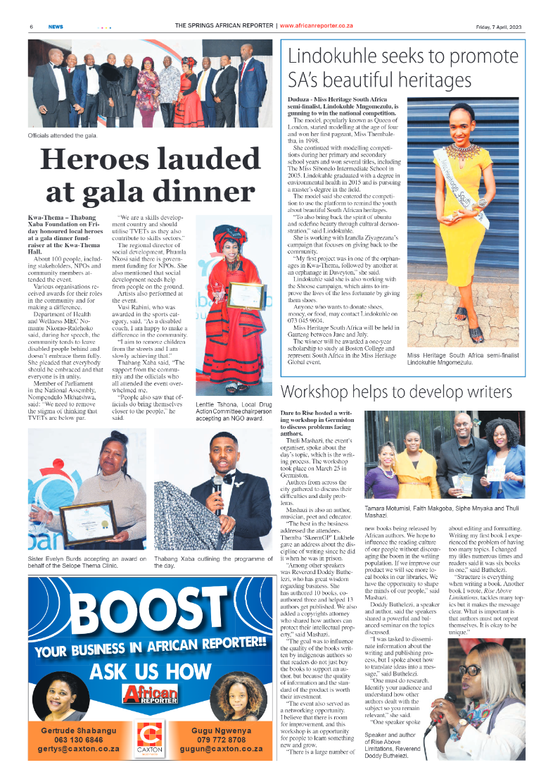 African Reporter 7 April 2023 page 6