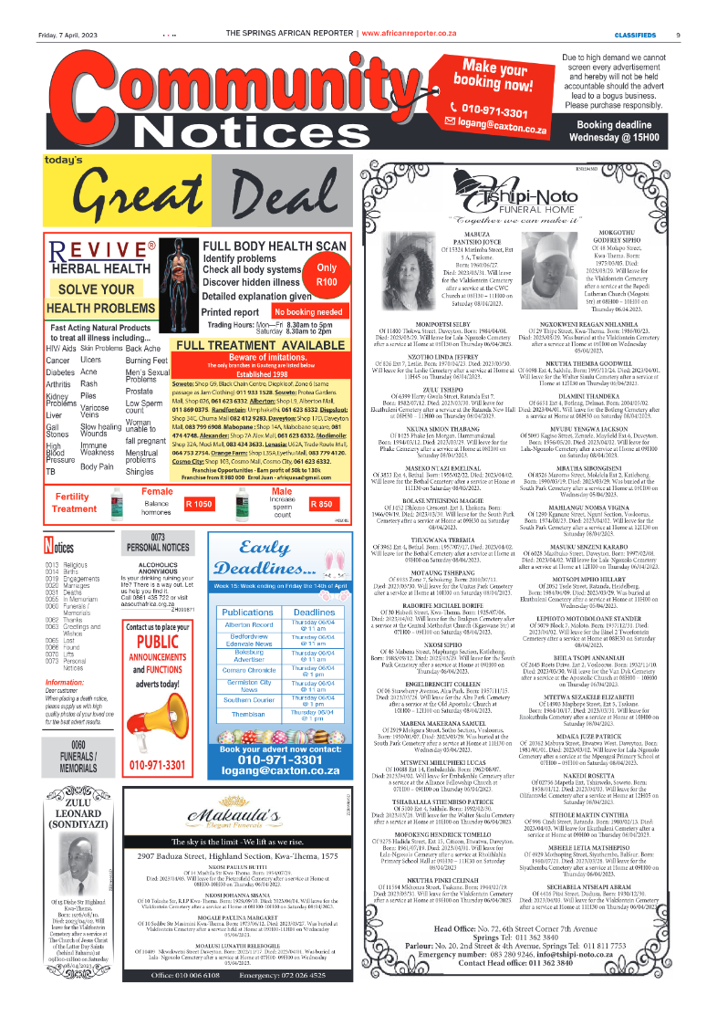 African Reporter 7 April 2023 page 9