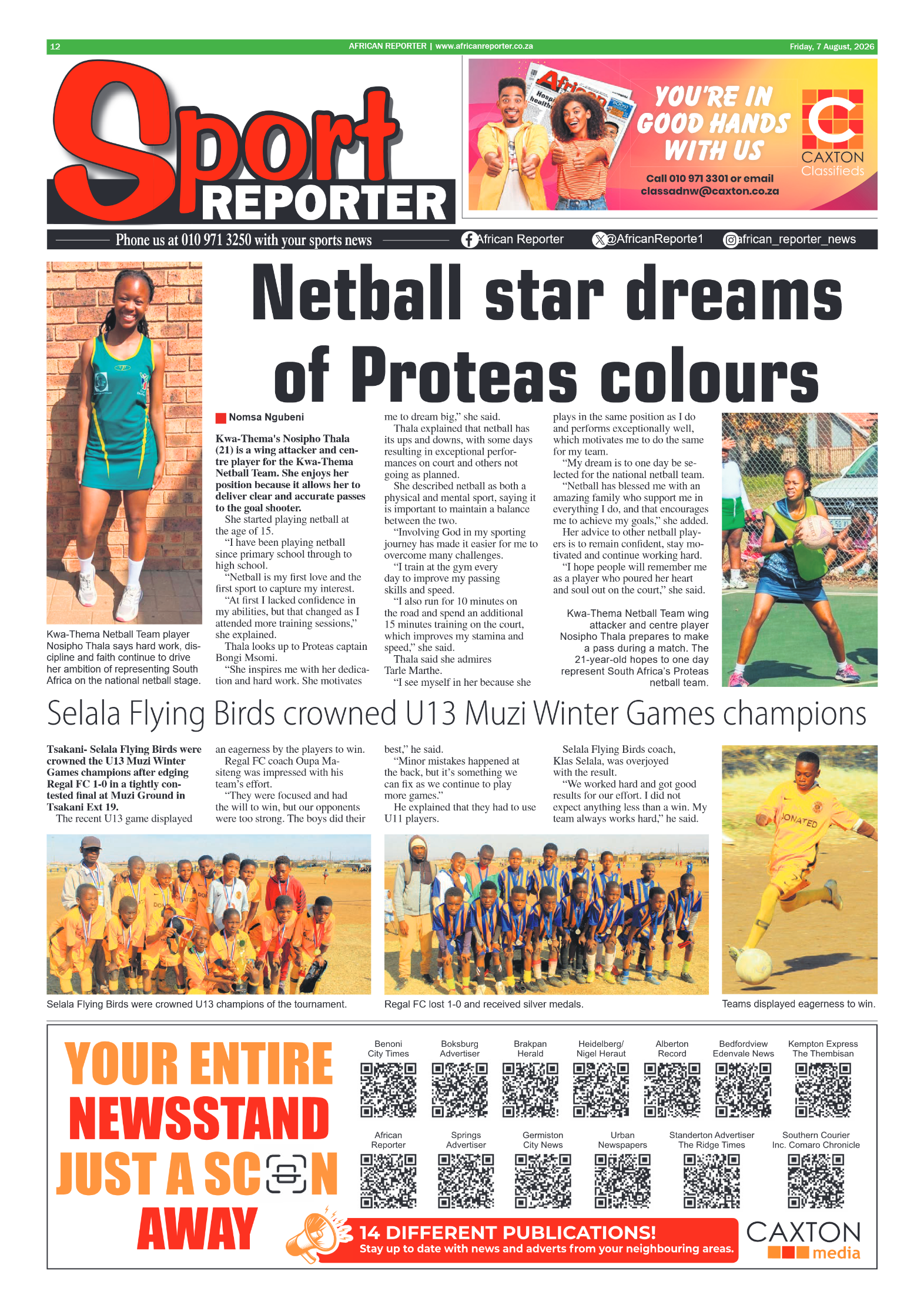 African Reporter 7 August 2026 page 12