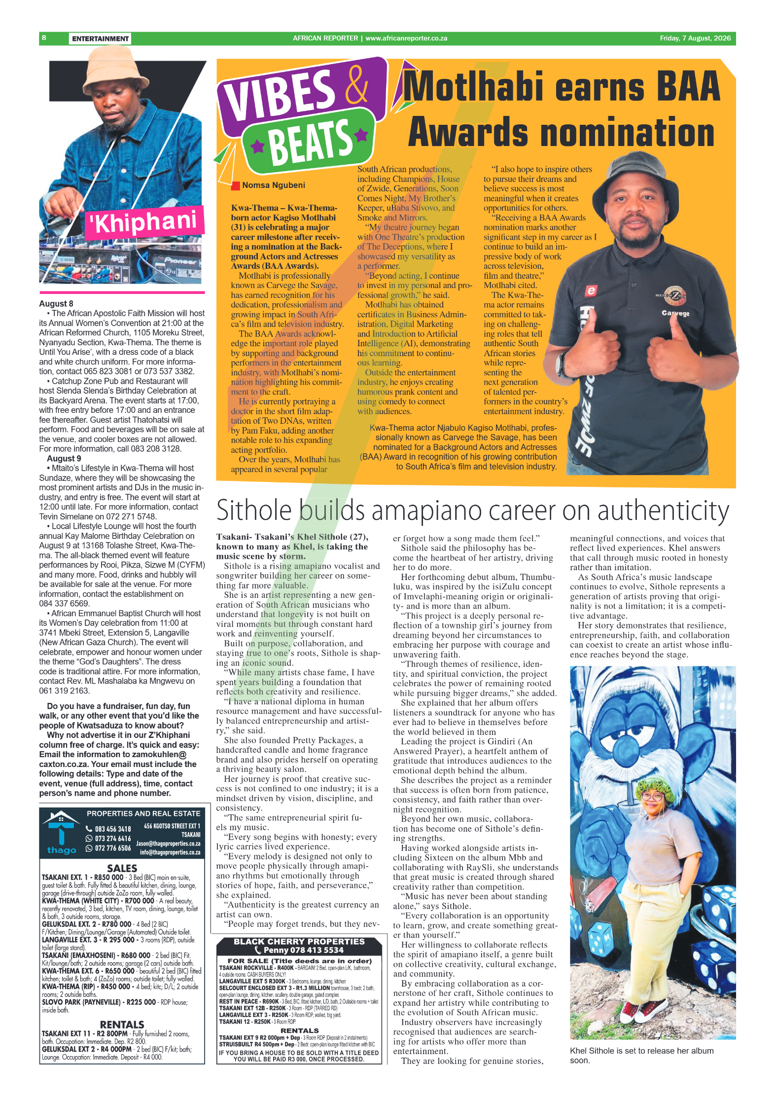 African Reporter 7 August 2026 page 8