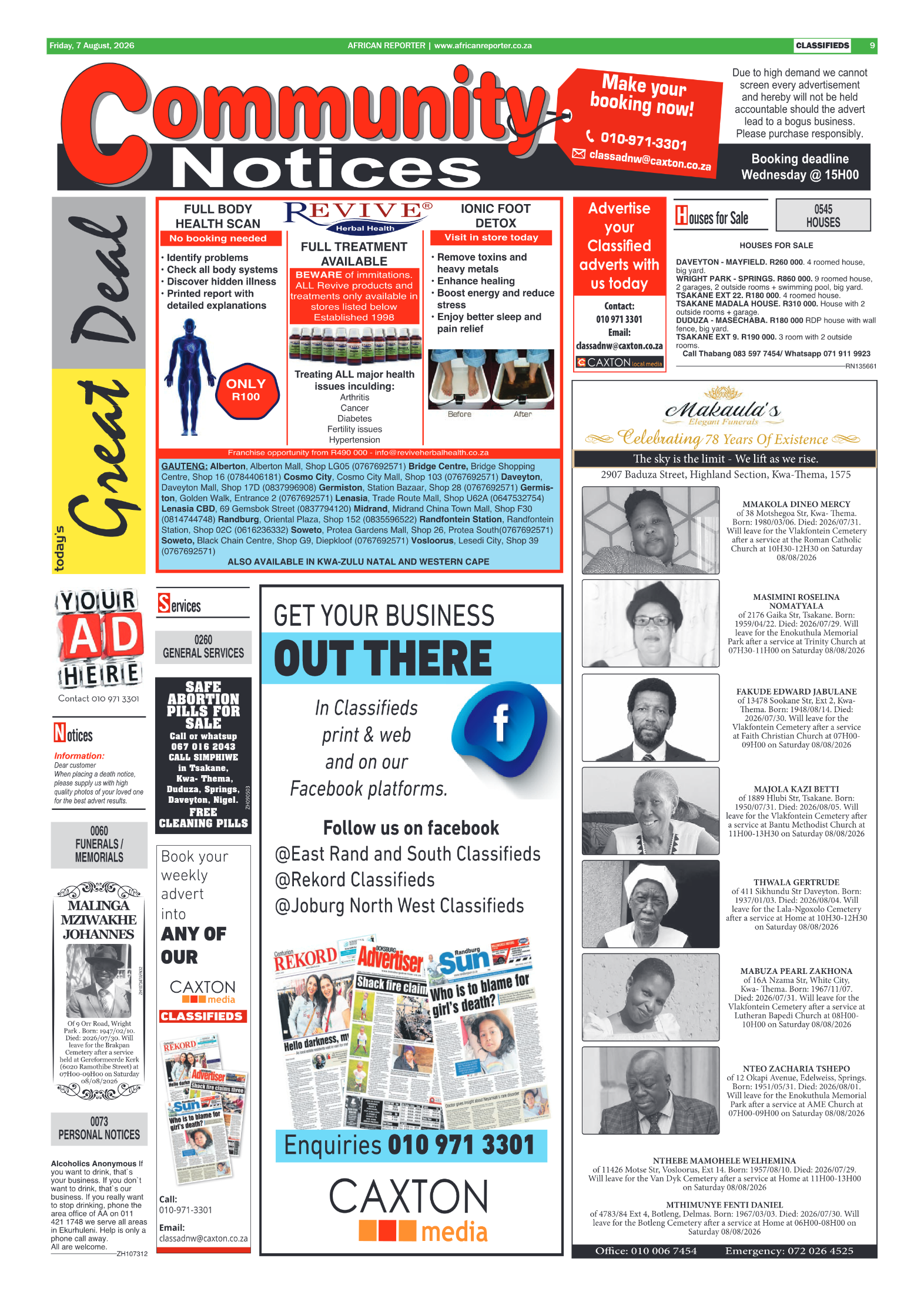 African Reporter 7 August 2026 page 9