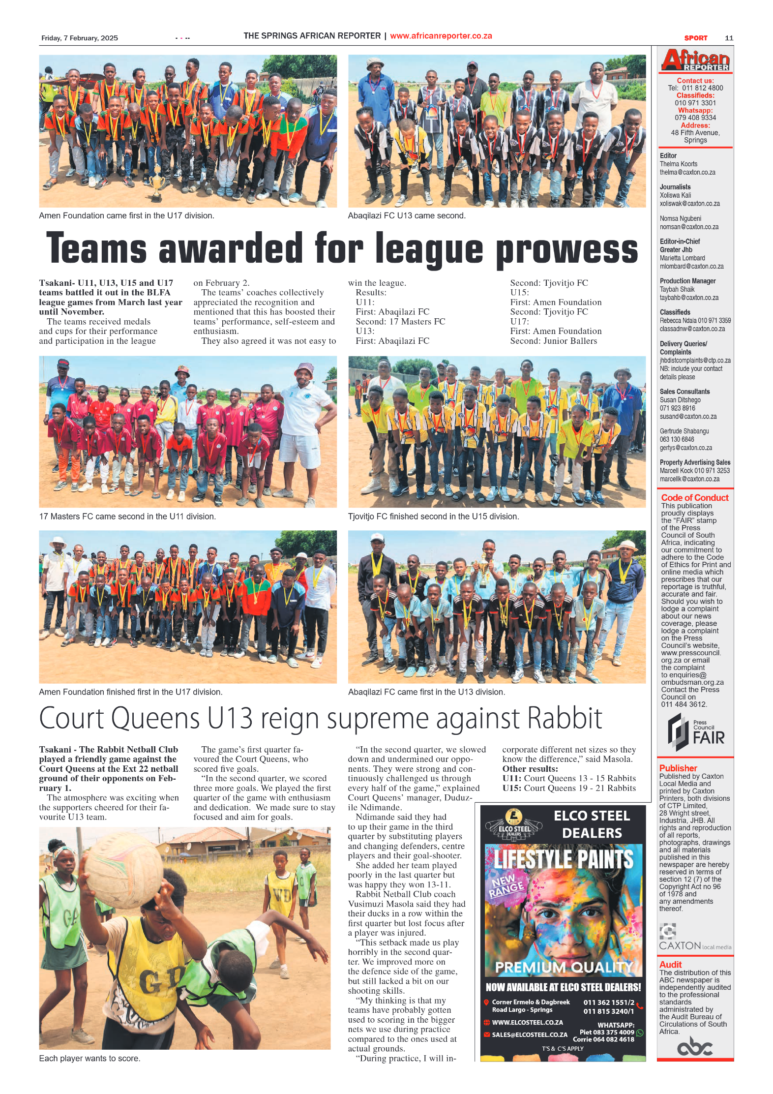 African Reporter 7 February 2025 page 11
