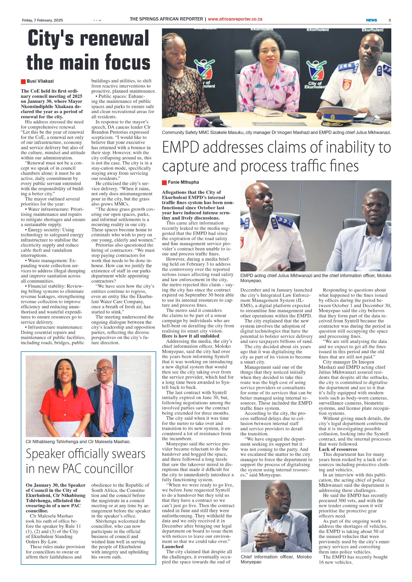 African Reporter 7 February 2025 page 3
