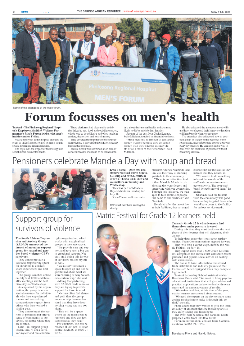 African Reporter 7 July 2023 page 2