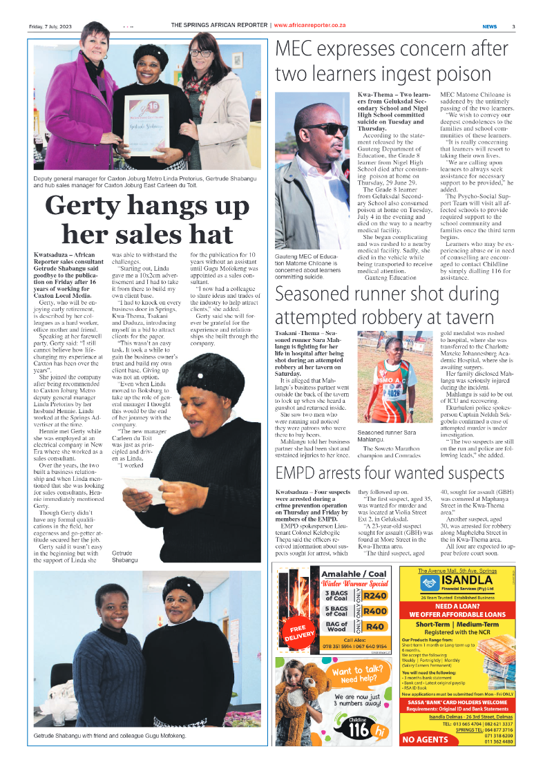 African Reporter 7 July 2023 page 3