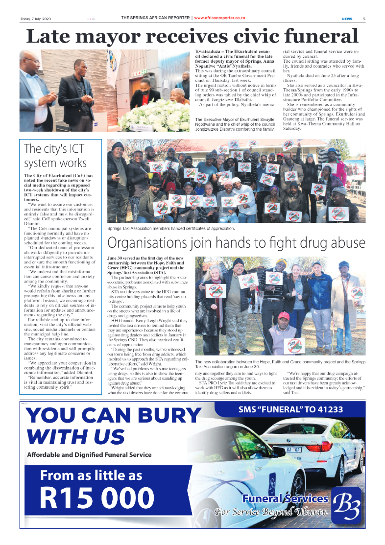 African Reporter 7 July 2023 page 5