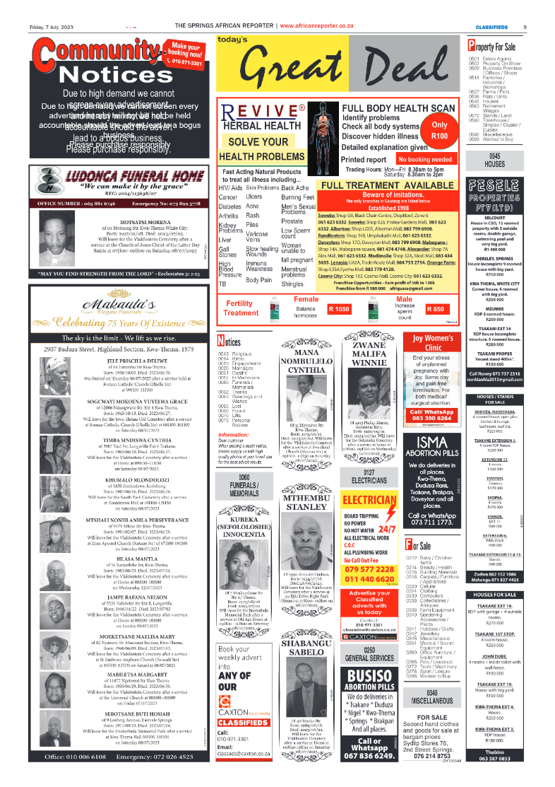 African Reporter 7 July 2023 page 9
