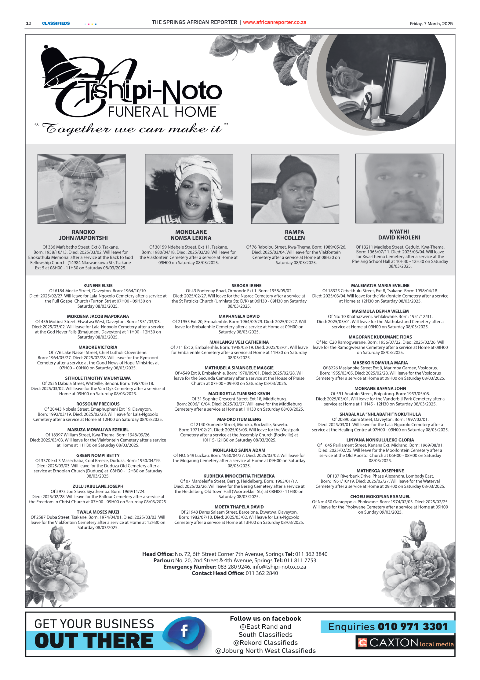 African Reporter 7 March 2025 page 10