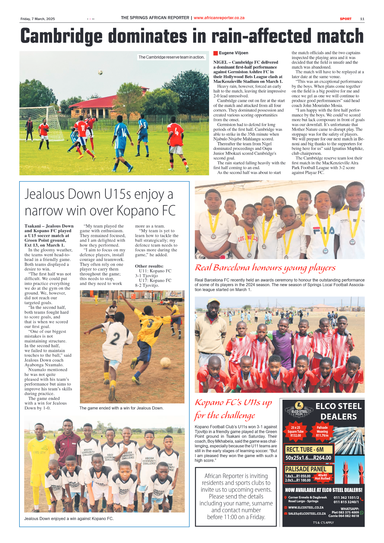 African Reporter 7 March 2025 page 11