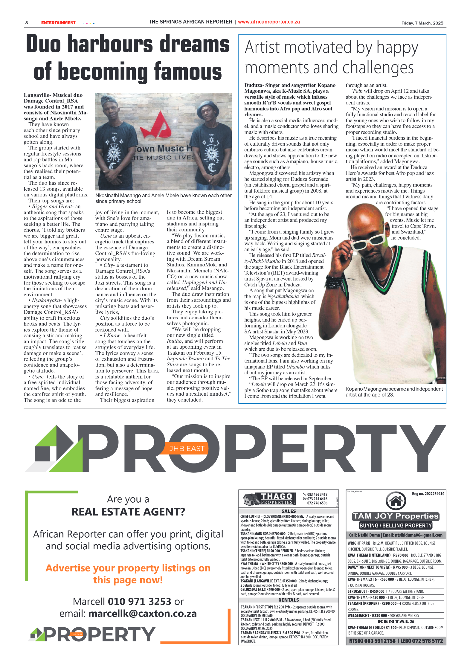 African Reporter 7 March 2025 page 8