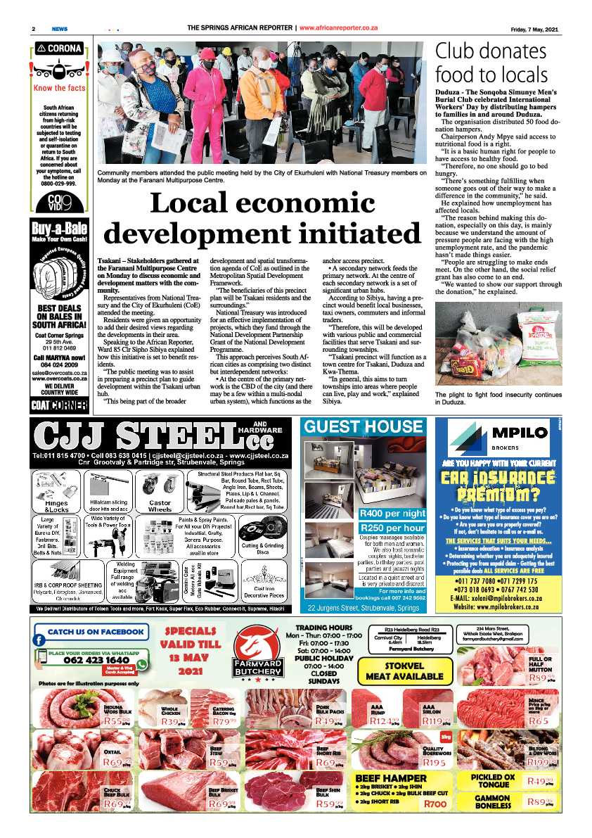 African Reporter 7 May 2021 page 2
