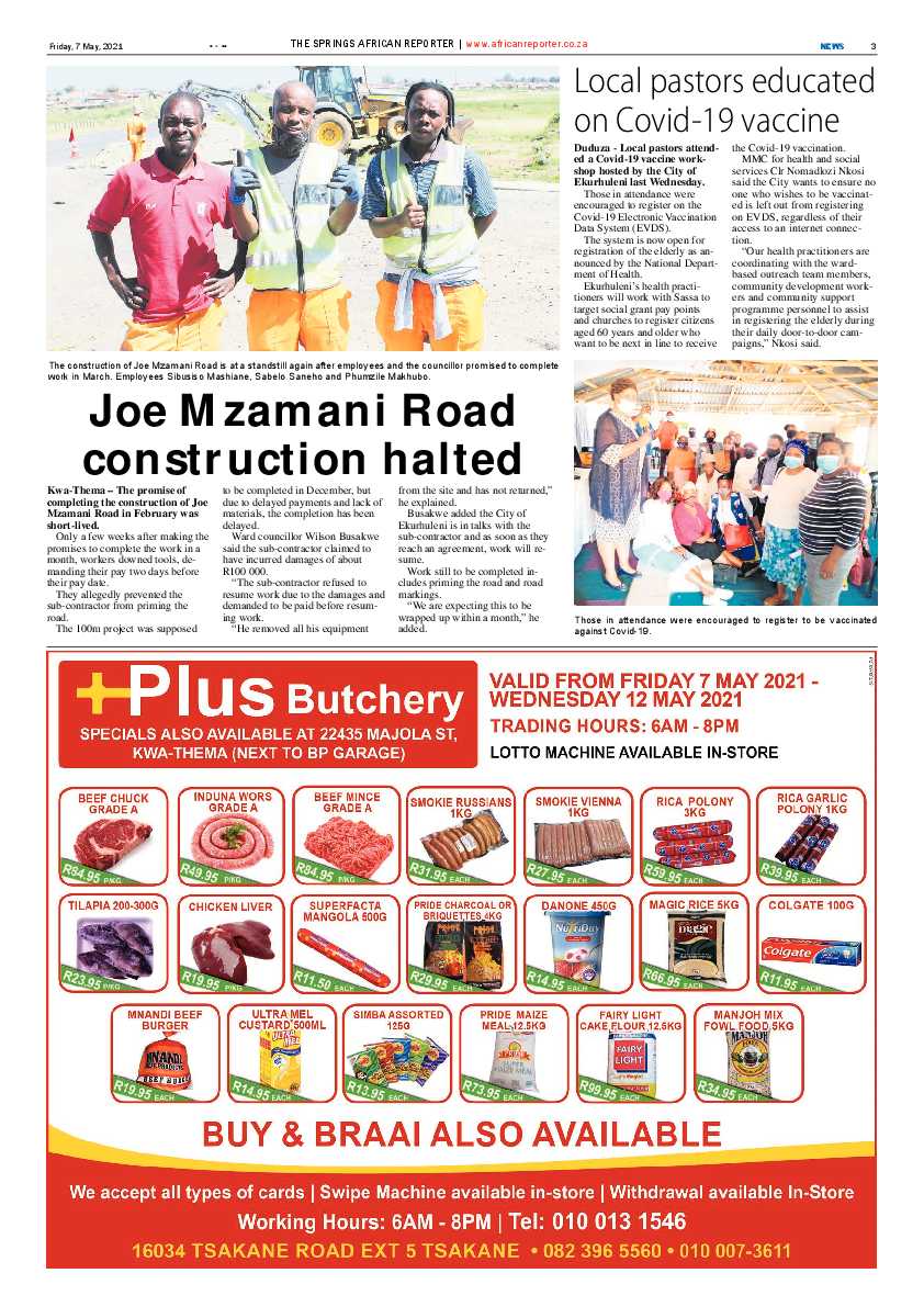 African Reporter 7 May 2021 page 3
