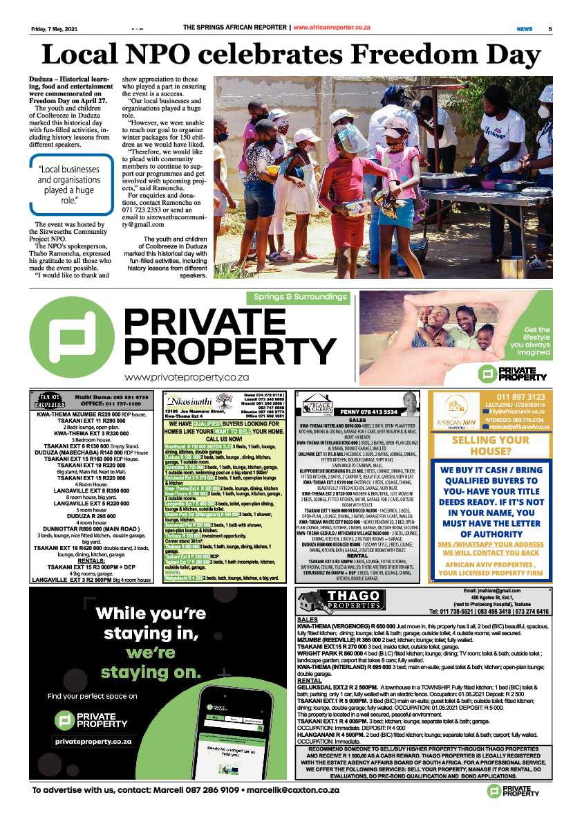 African Reporter 7 May 2021 page 5