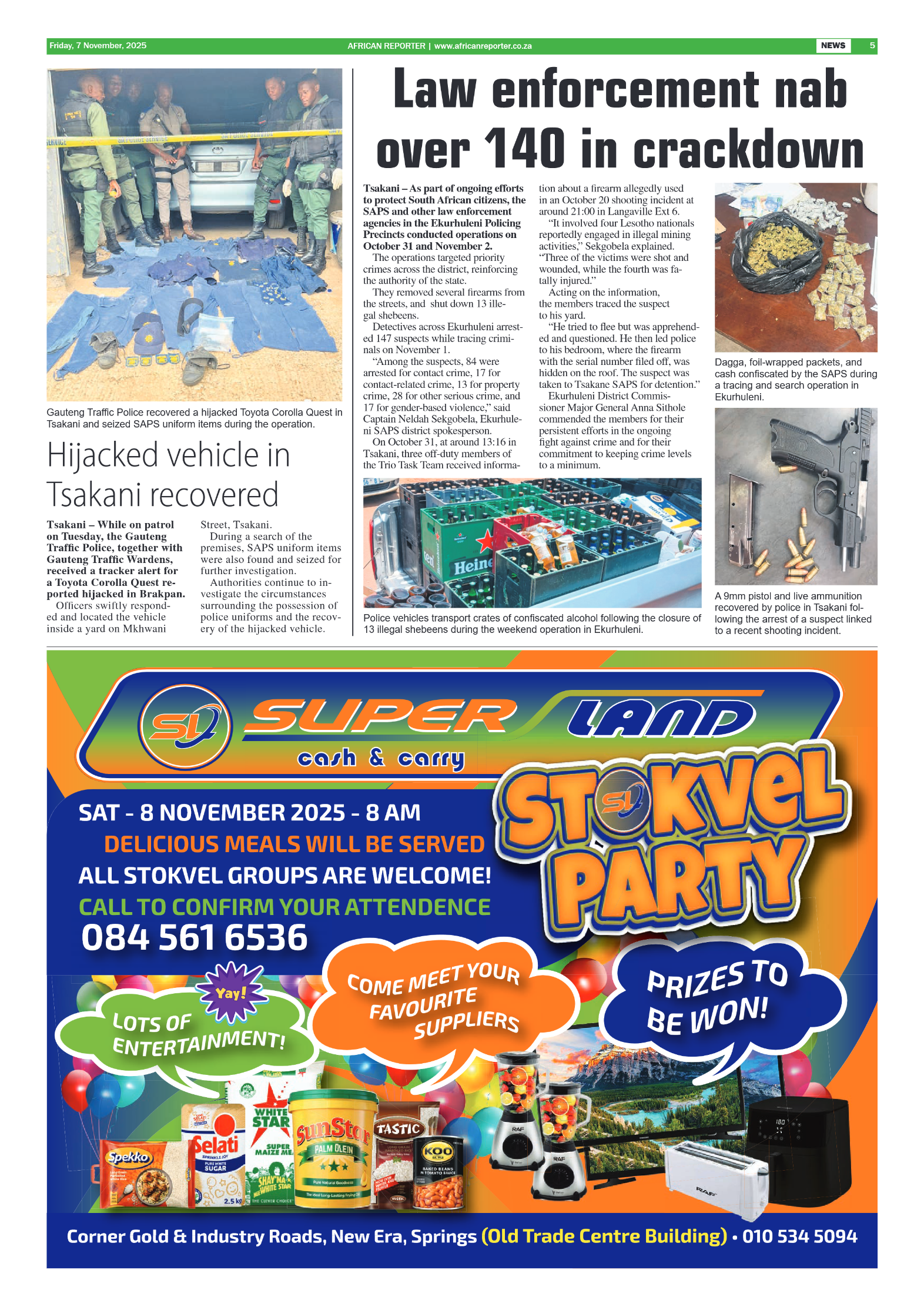 African Reporter 7 November 2025 page 5