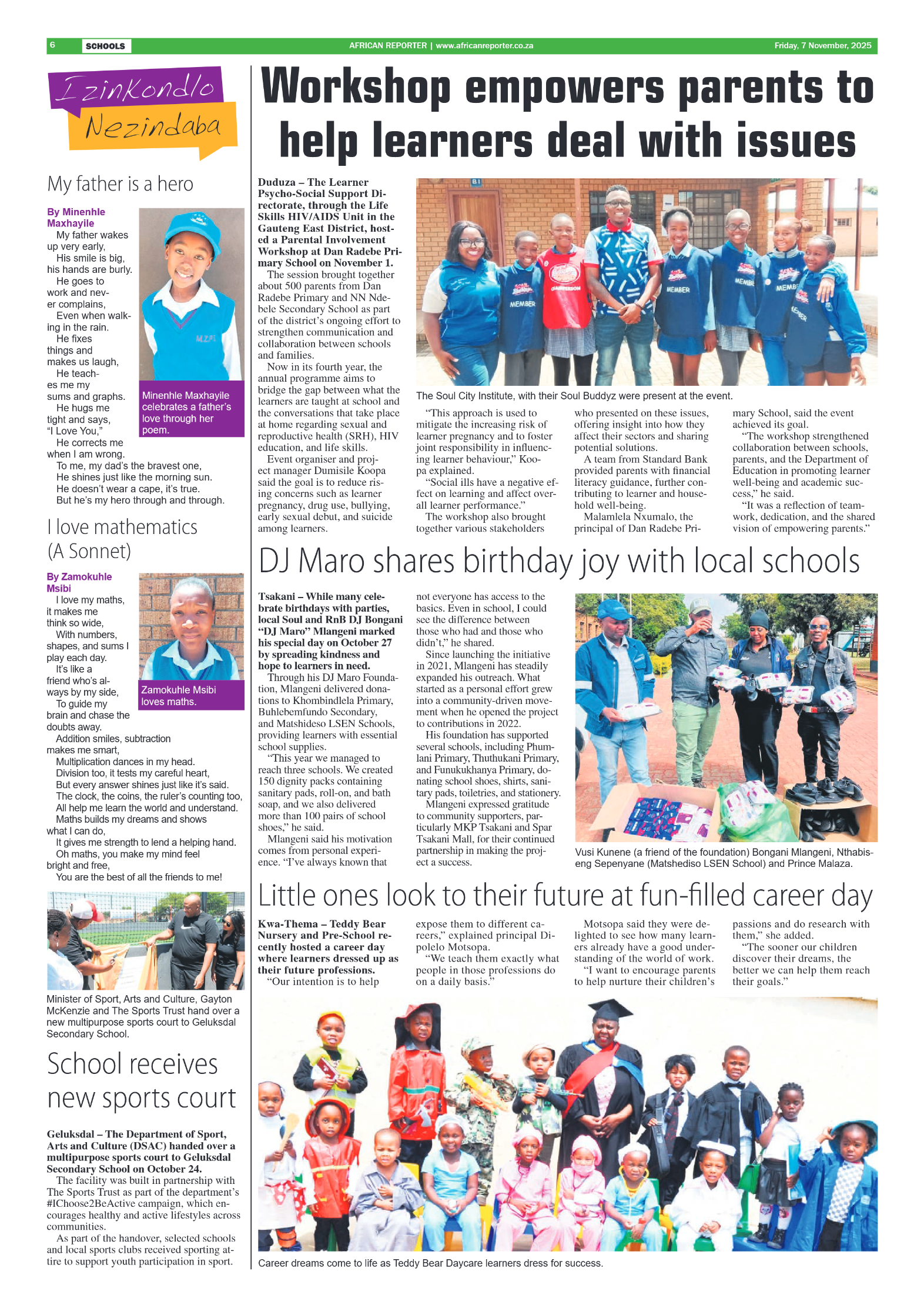 African Reporter 7 November 2025 page 6