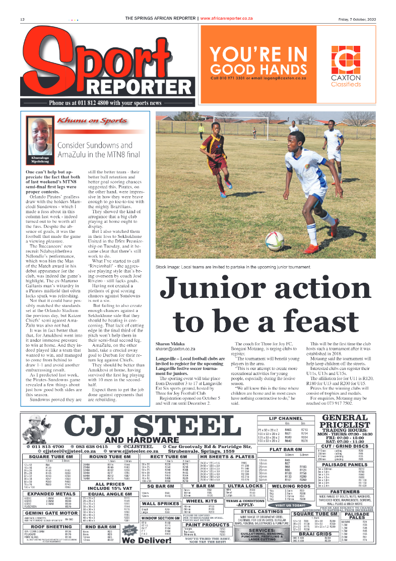 African Reporter 7 Oct 2022 page 12