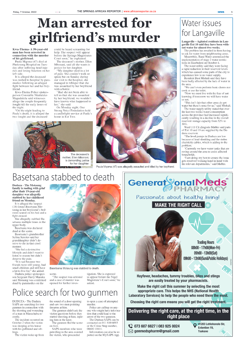 African Reporter 7 Oct 2022 page 3
