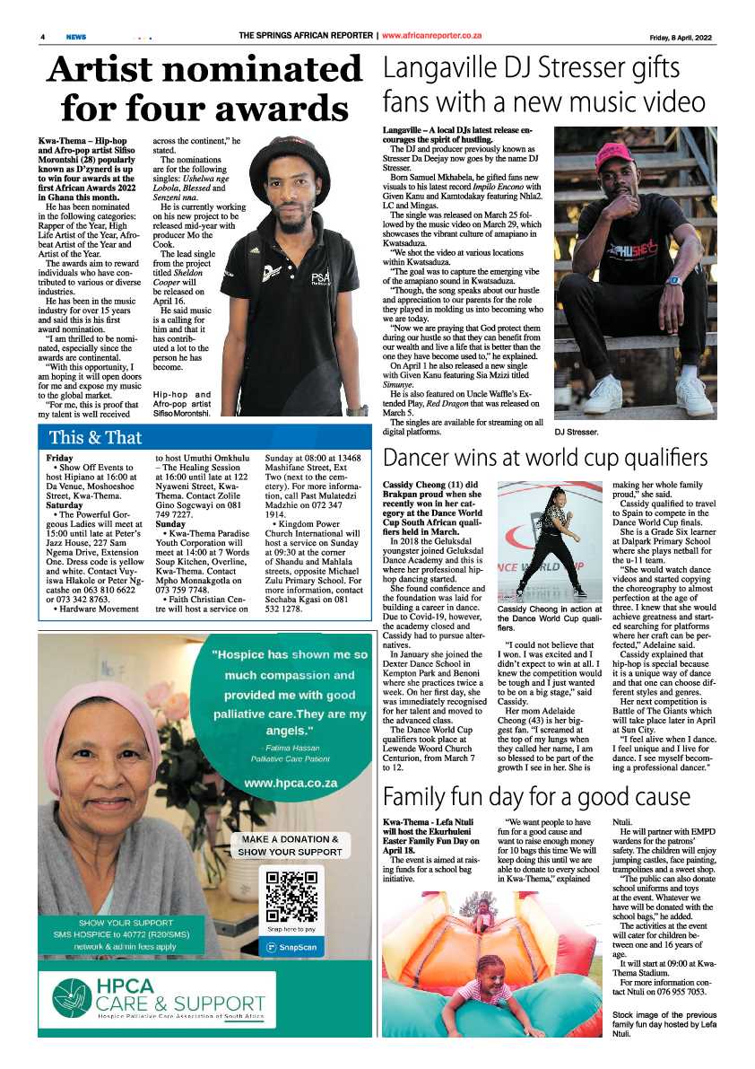 African Reporter 8 April 2022 page 4