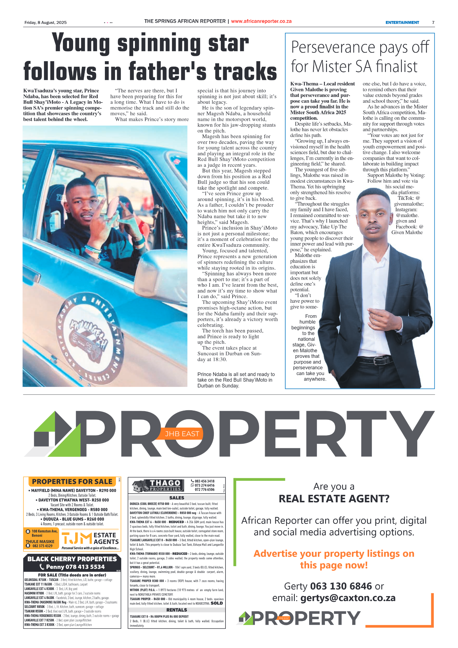 African Reporter 8 August 2025 page 7