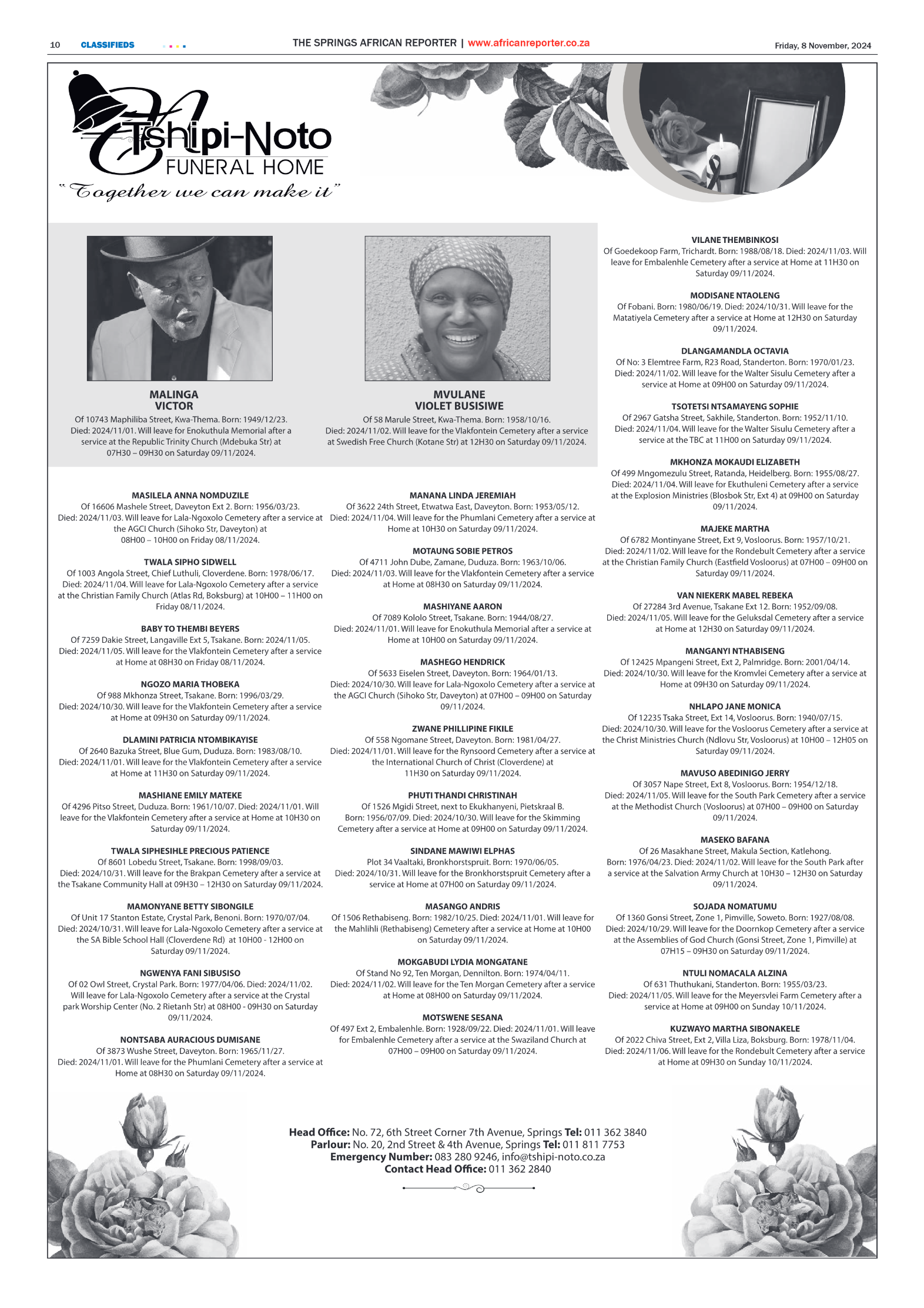 African Reporter 8 November 2024 page 10