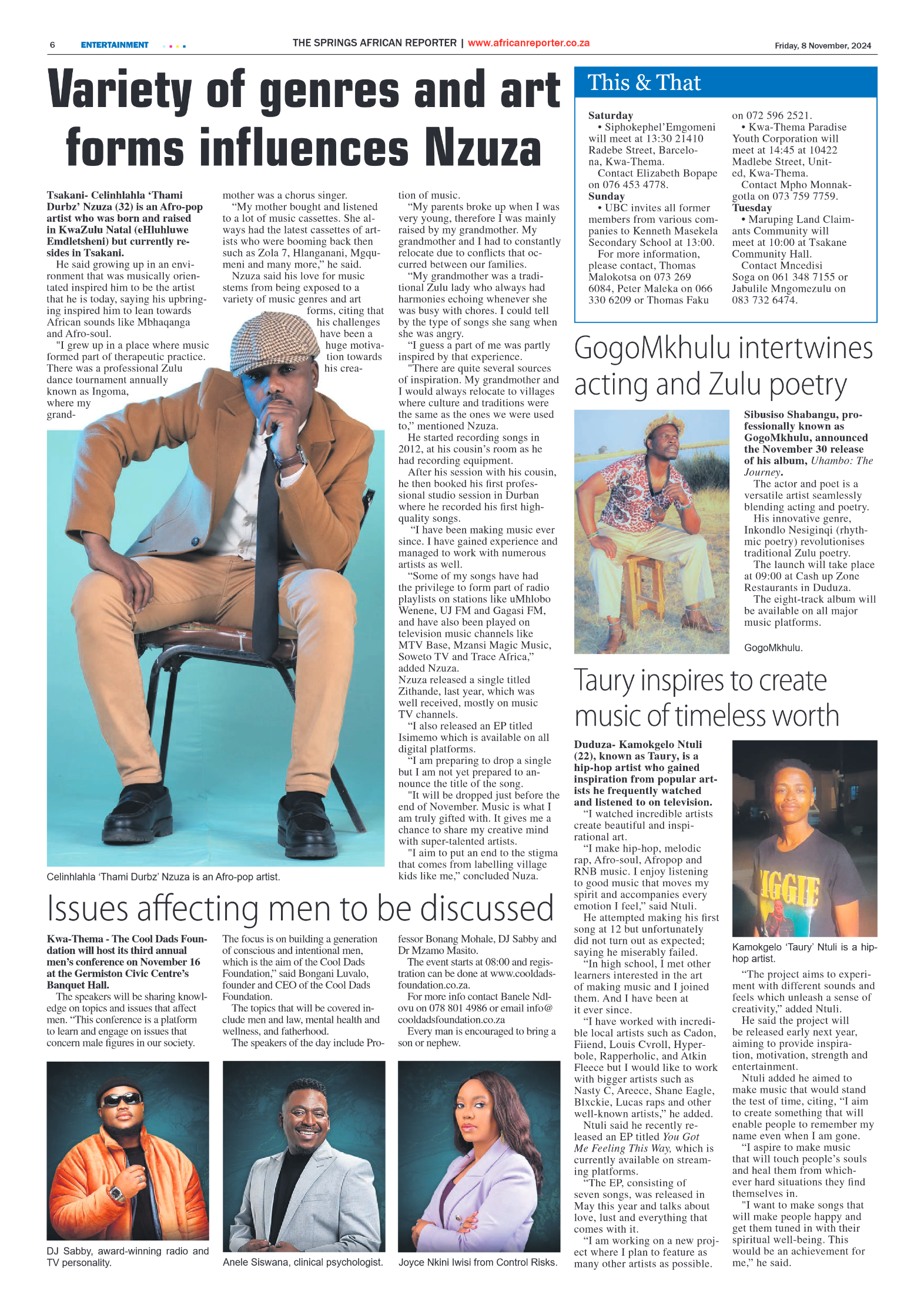 African Reporter 8 November 2024 page 6