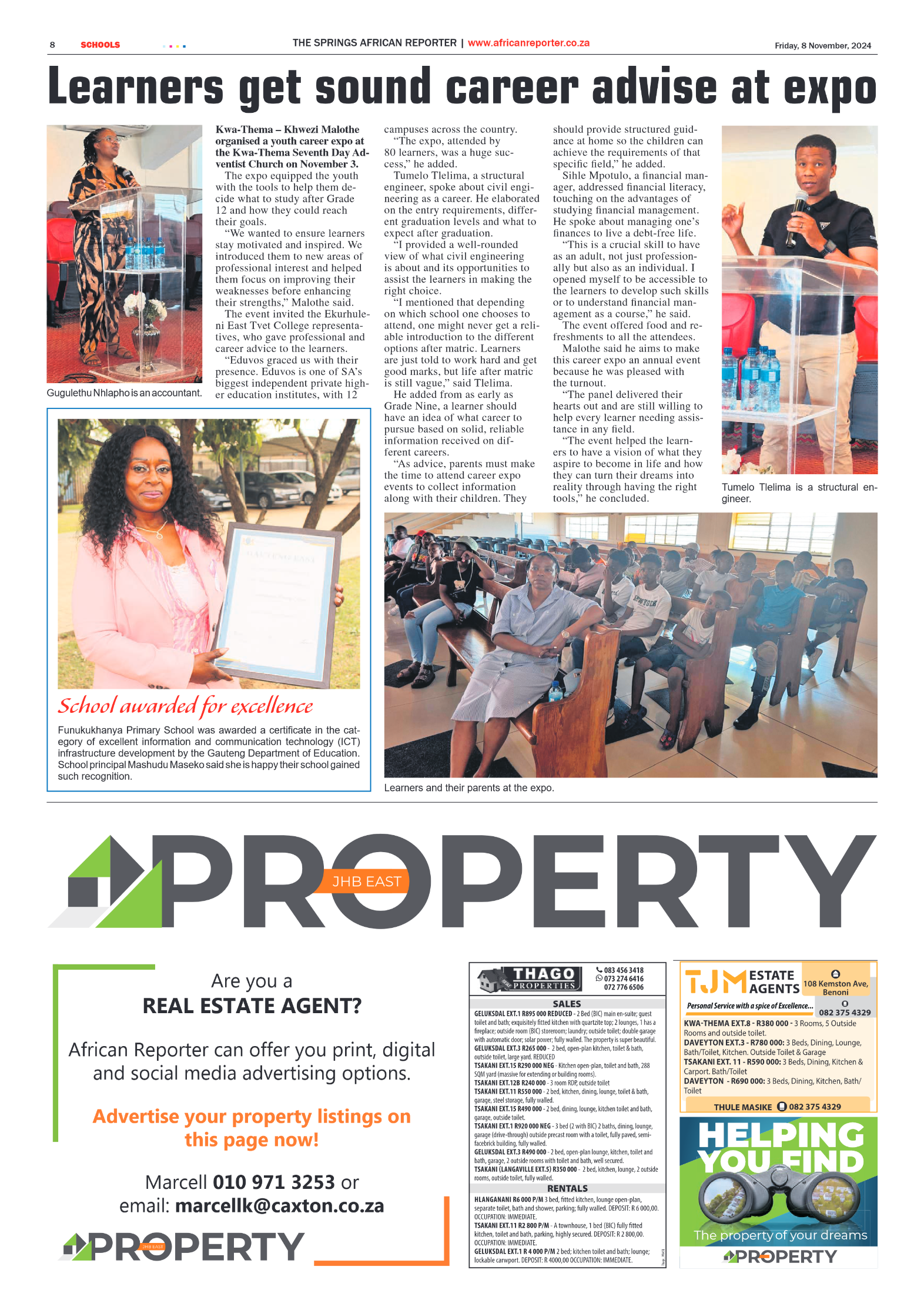 African Reporter 8 November 2024 page 8