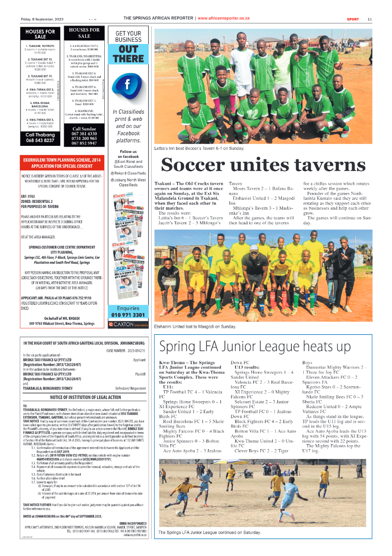 African Reporter 8 September 2023 page 11
