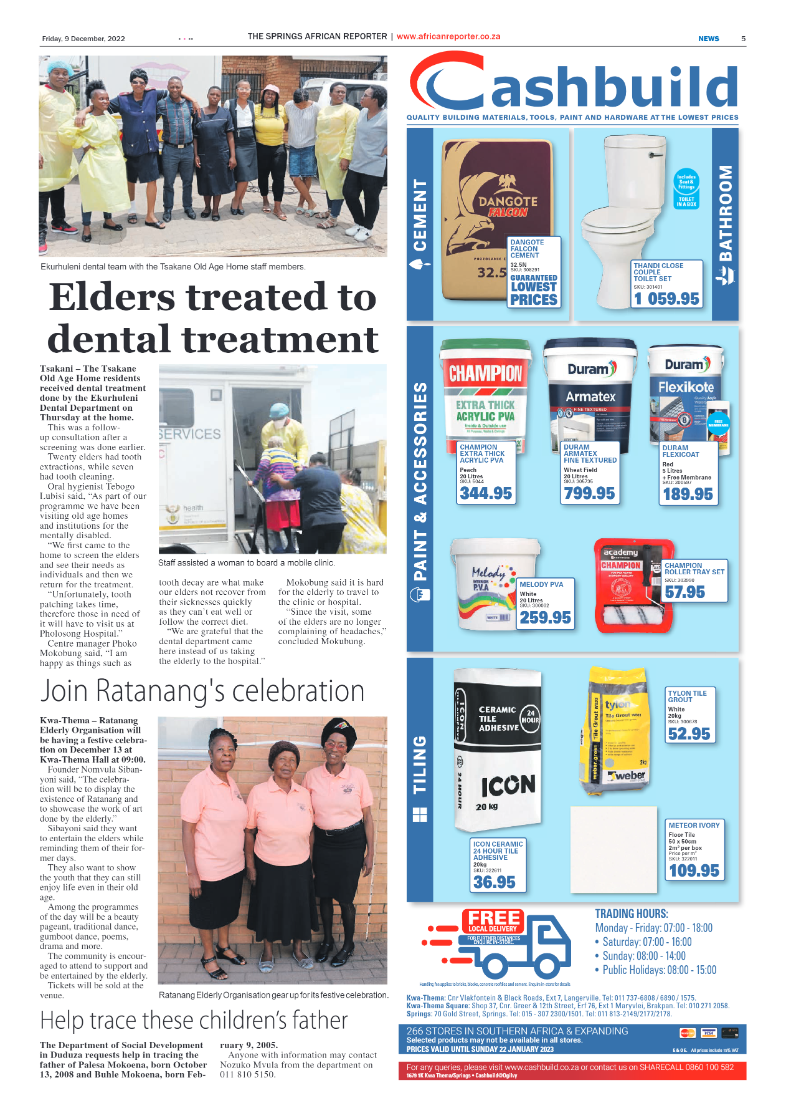 African Reporter 9 Dec 2022 page 5