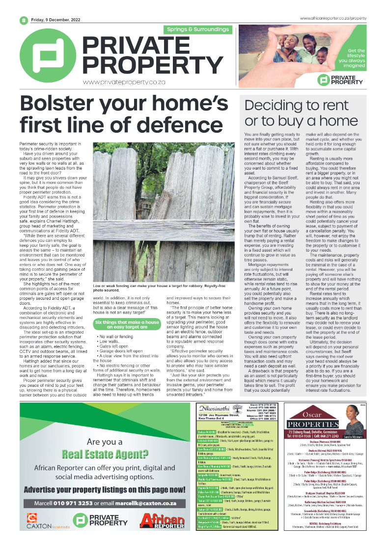African Reporter 9 Dec 2022 page 8