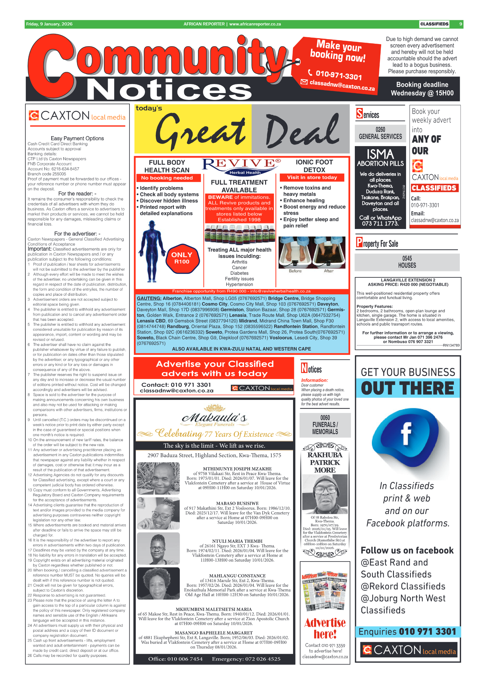 African Reporter 9 January 2026 page 9