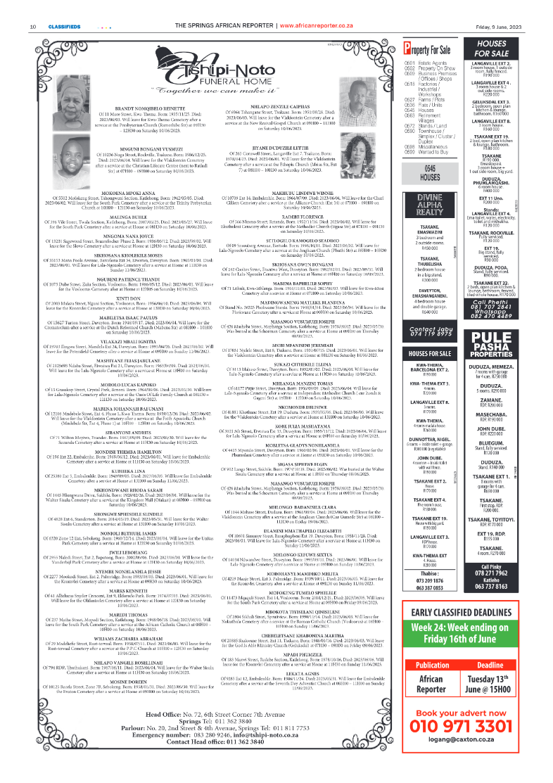 African Reporter 9 June 2023 page 10