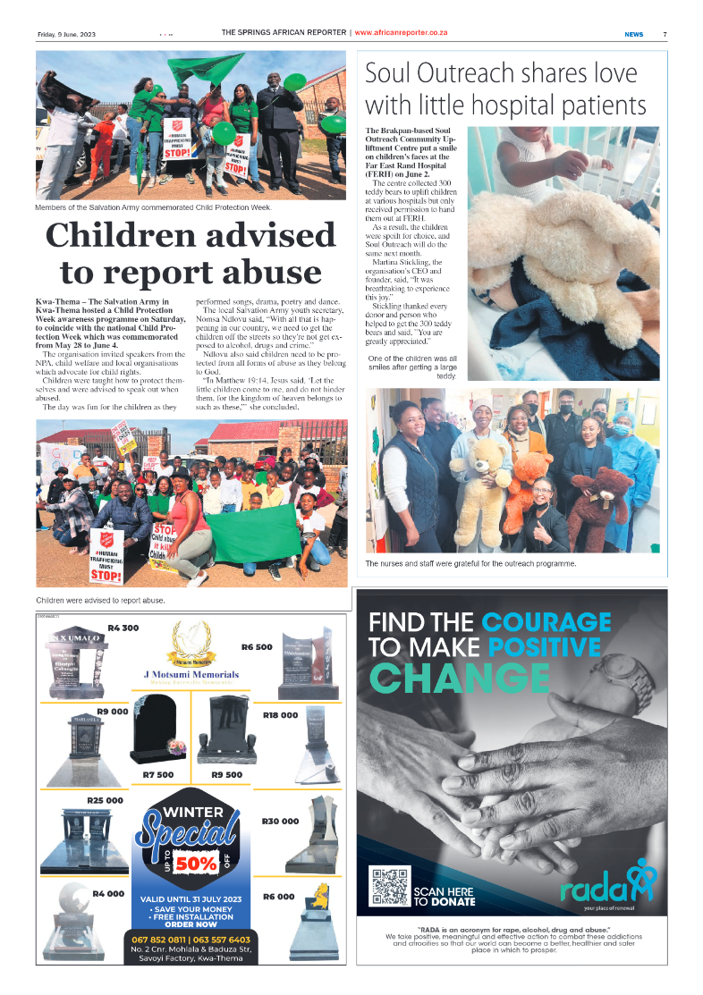 African Reporter 9 June 2023 page 7