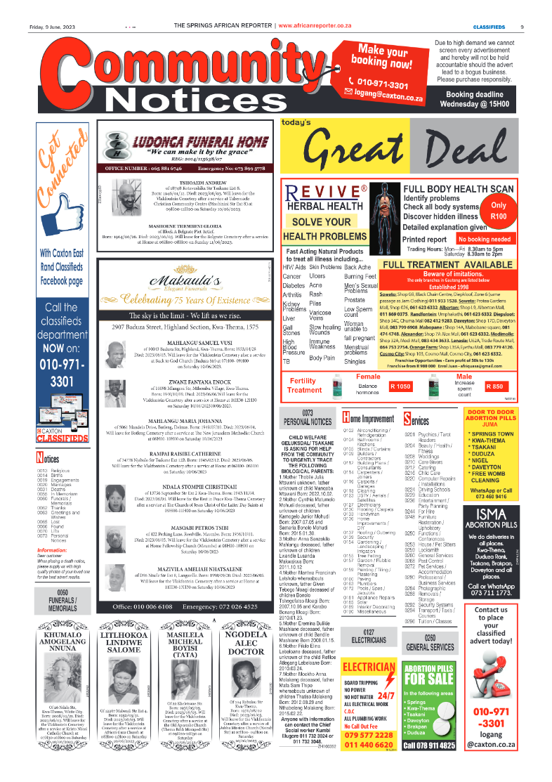 African Reporter 9 June 2023 page 9