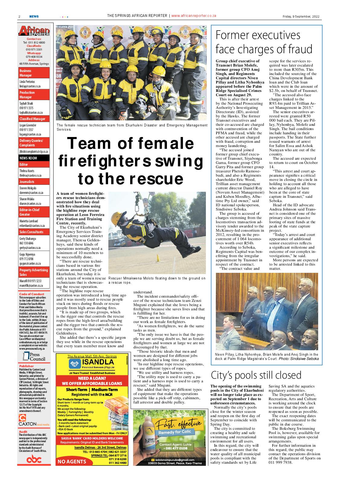 African Reporter 9 September 2022 page 2