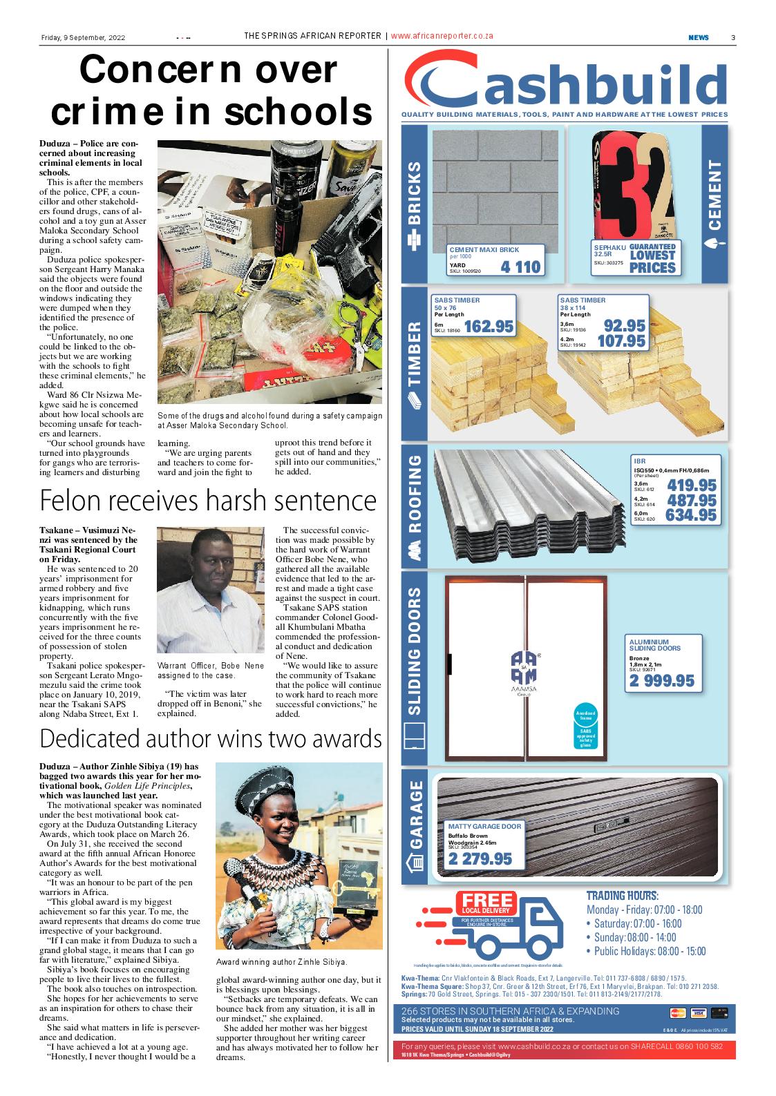 African Reporter 9 September 2022 page 3