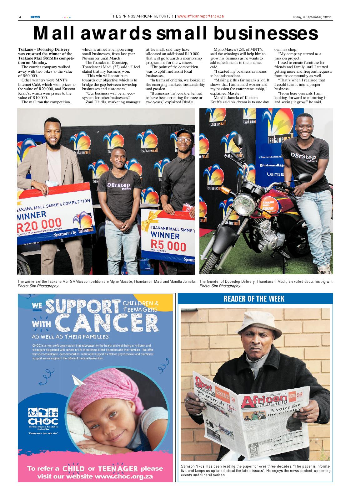 African Reporter 9 September 2022 page 4