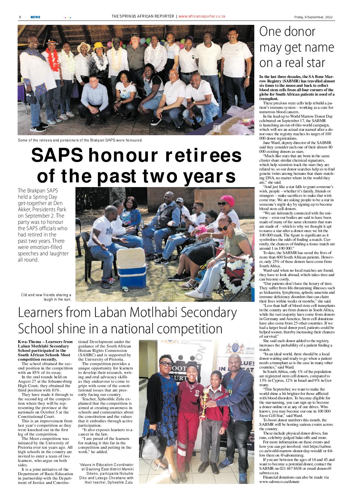 African Reporter 9 September 2022 page 6
