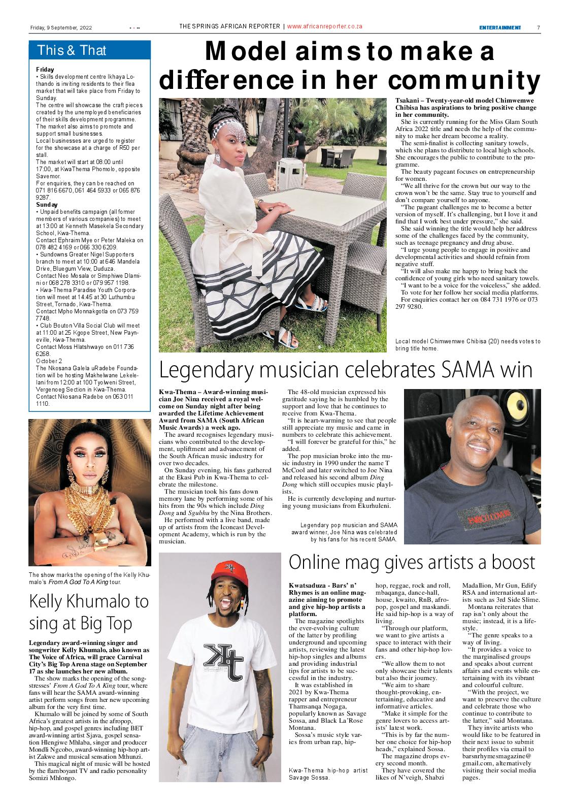 African Reporter 9 September 2022 page 7