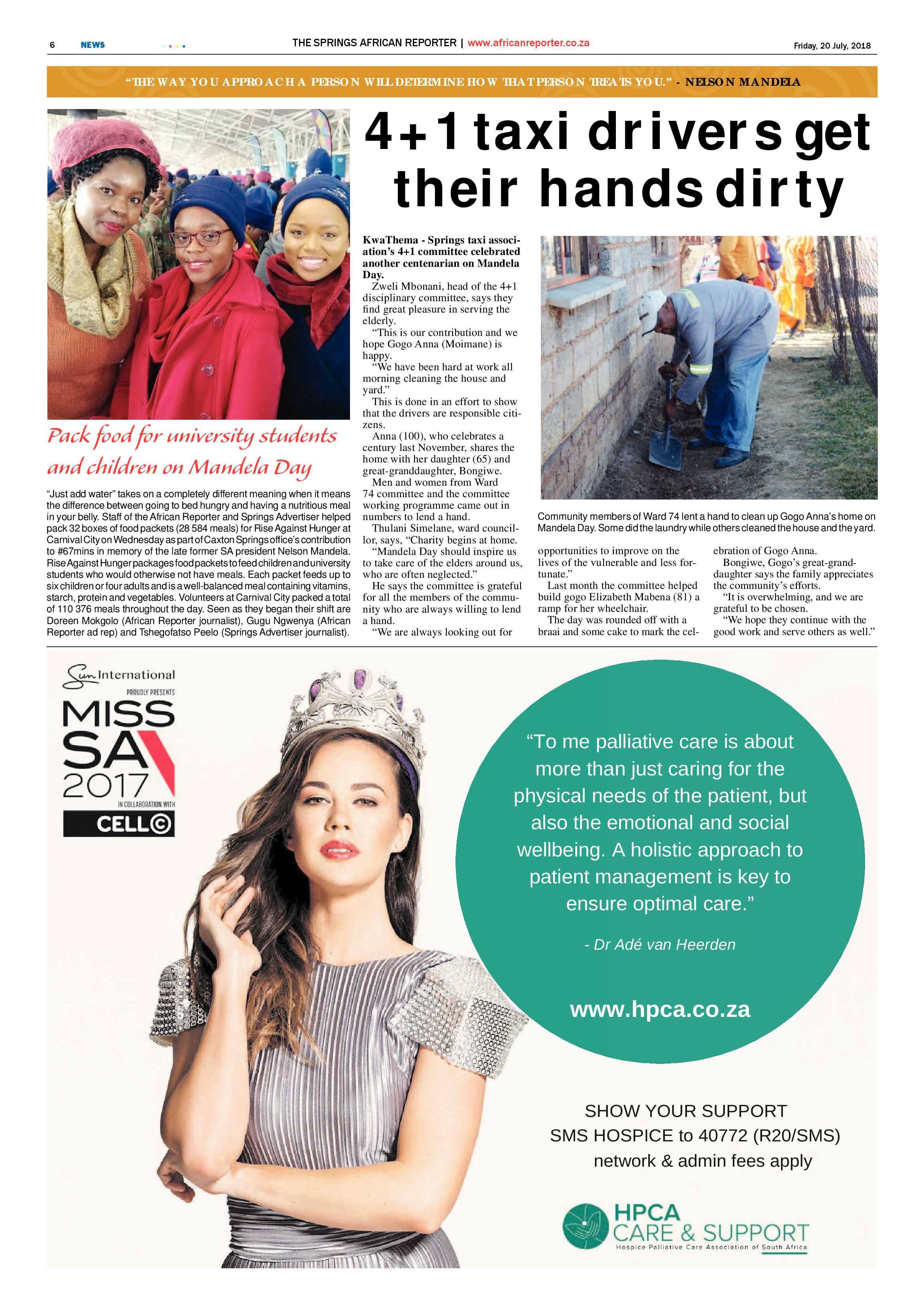 African Reporter  20 July 2018 page 6