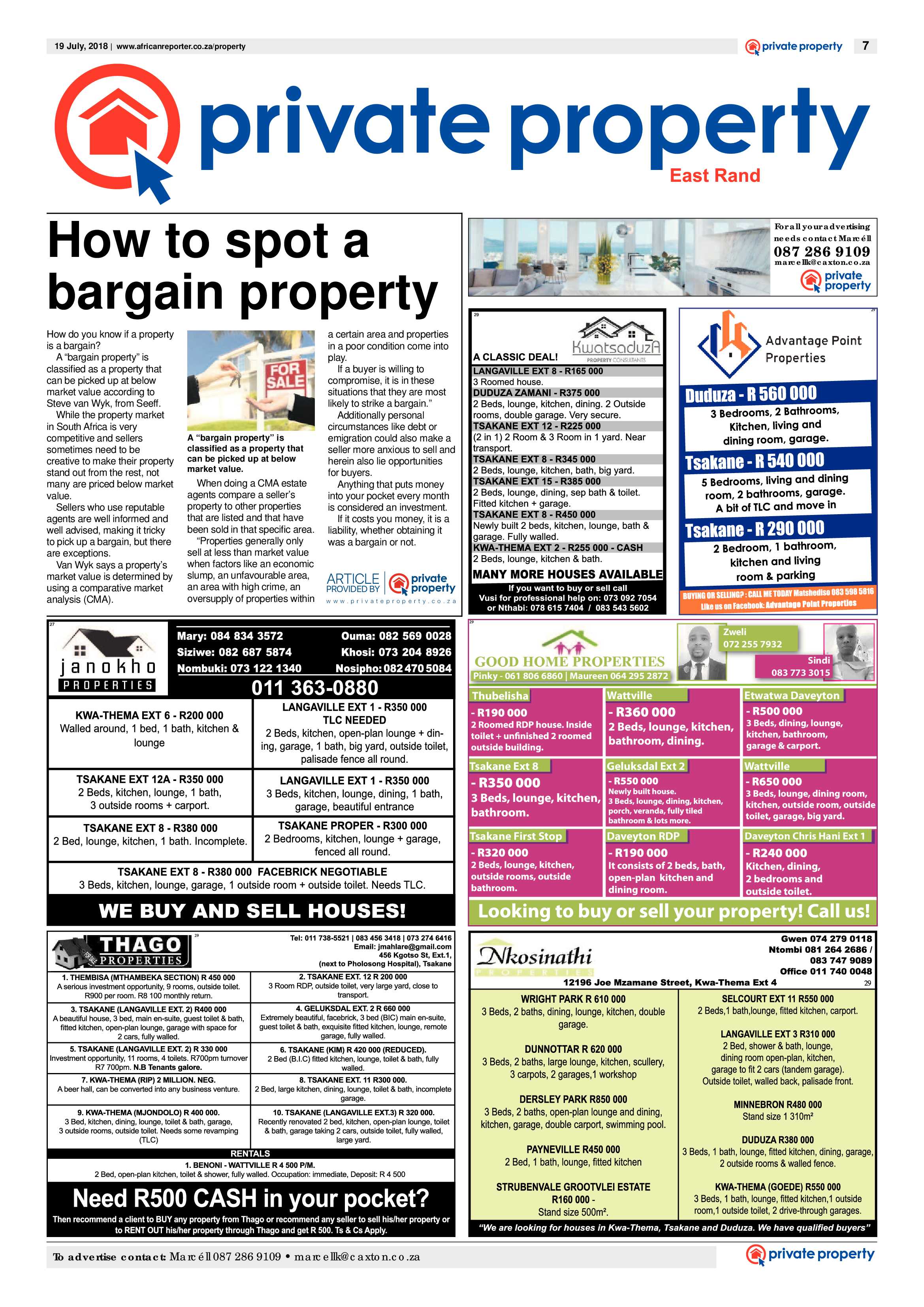 African Reporter  20 July 2018 page 7