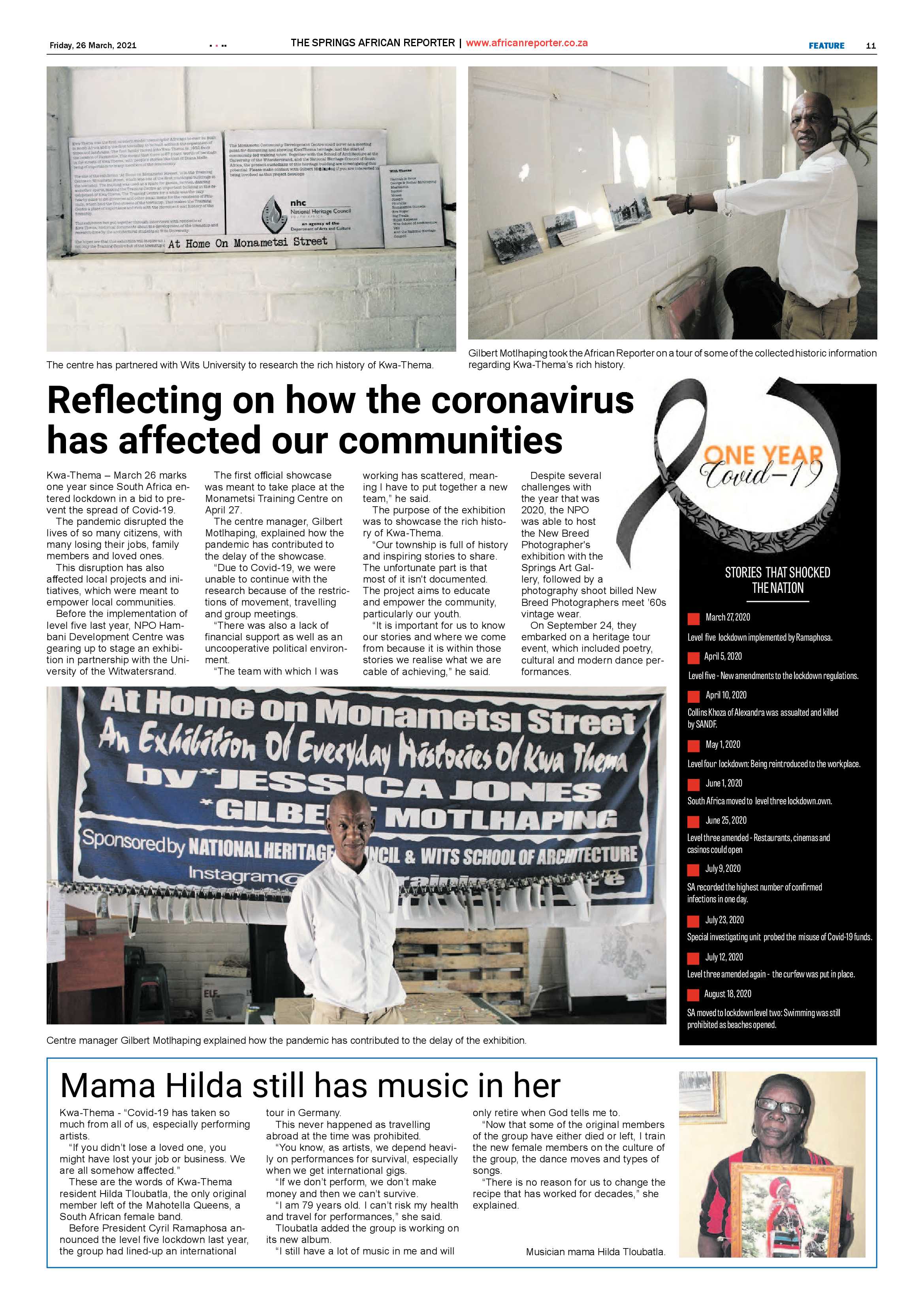 African Reporter  26 March 2021 page 11