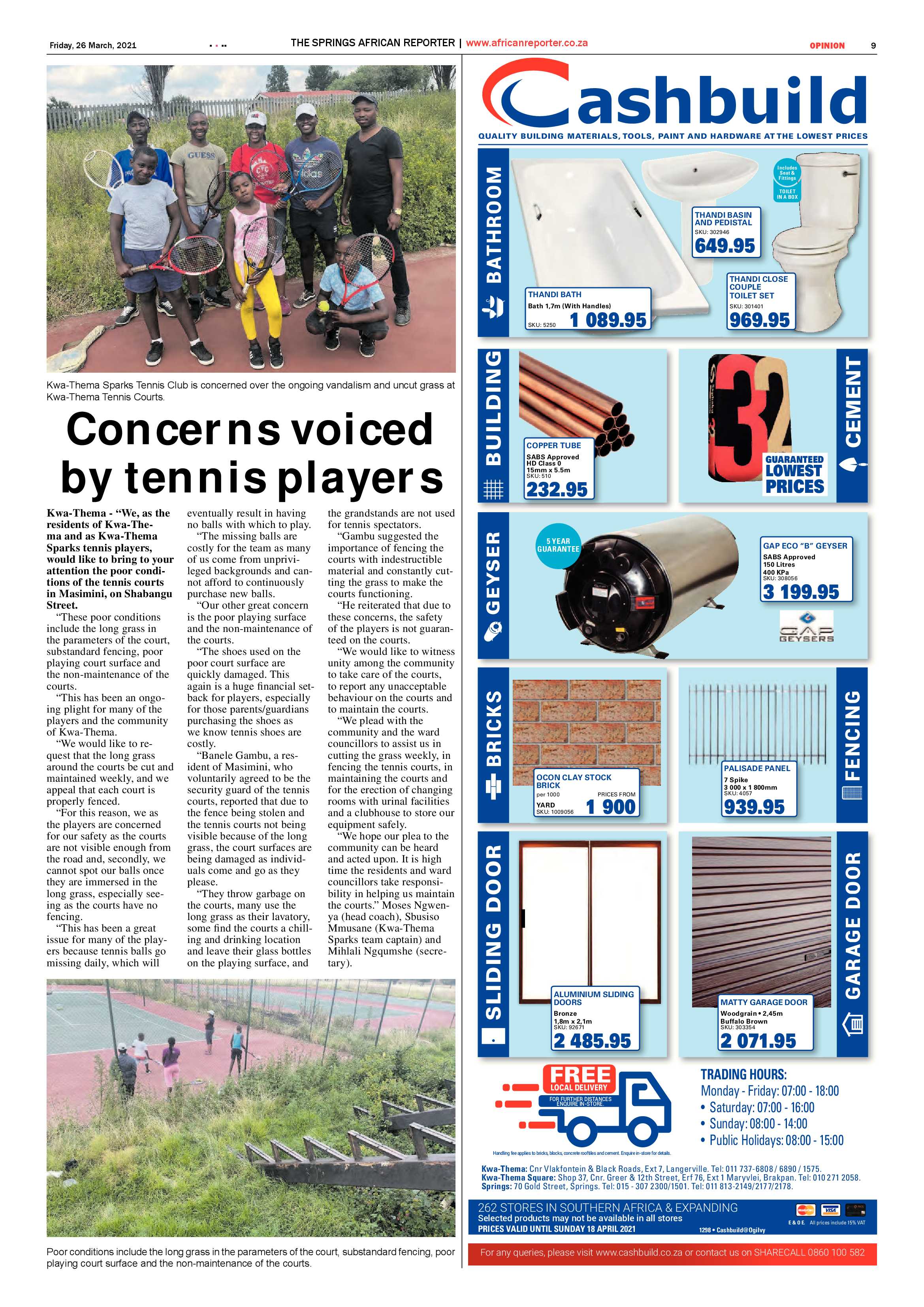 African Reporter  26 March 2021 page 9