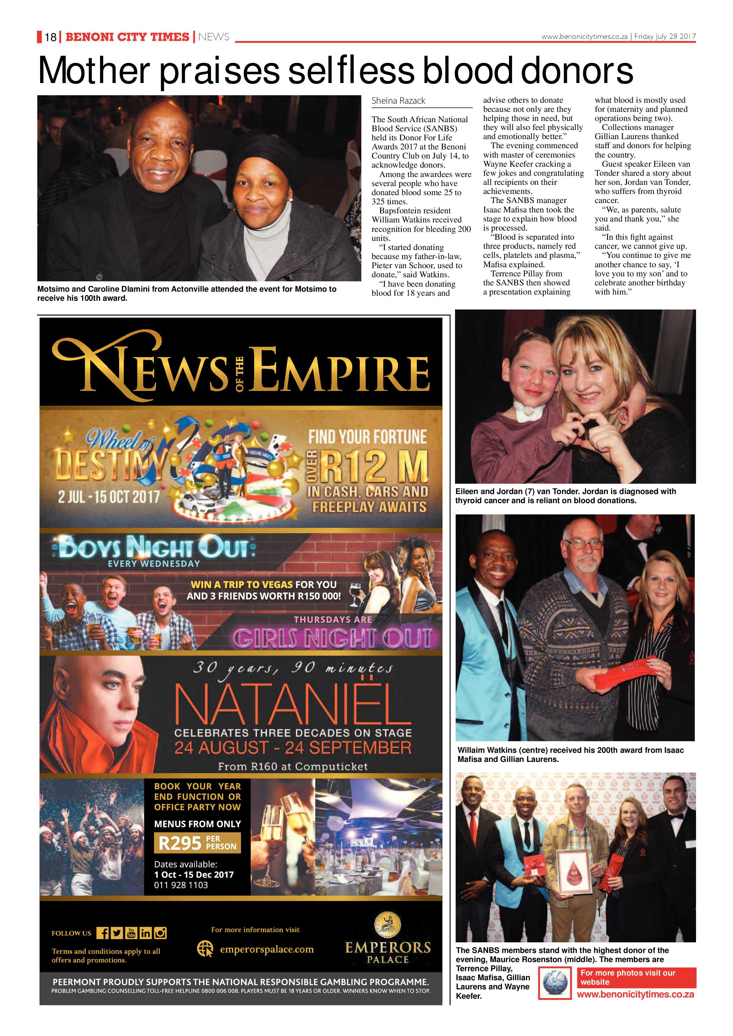 Benoni City Times 27 July 2017 page 18