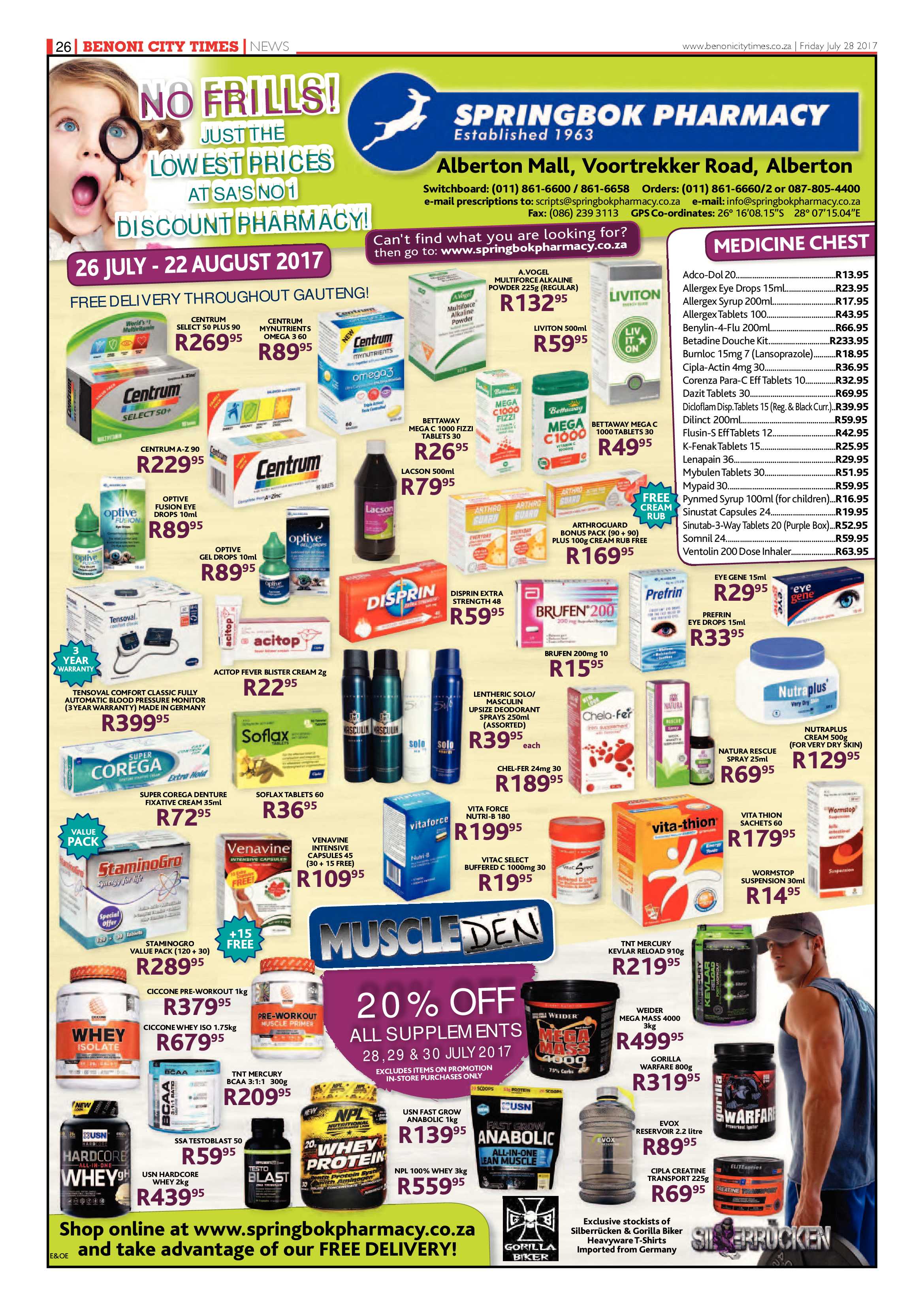 Benoni City Times 27 July 2017 page 26
