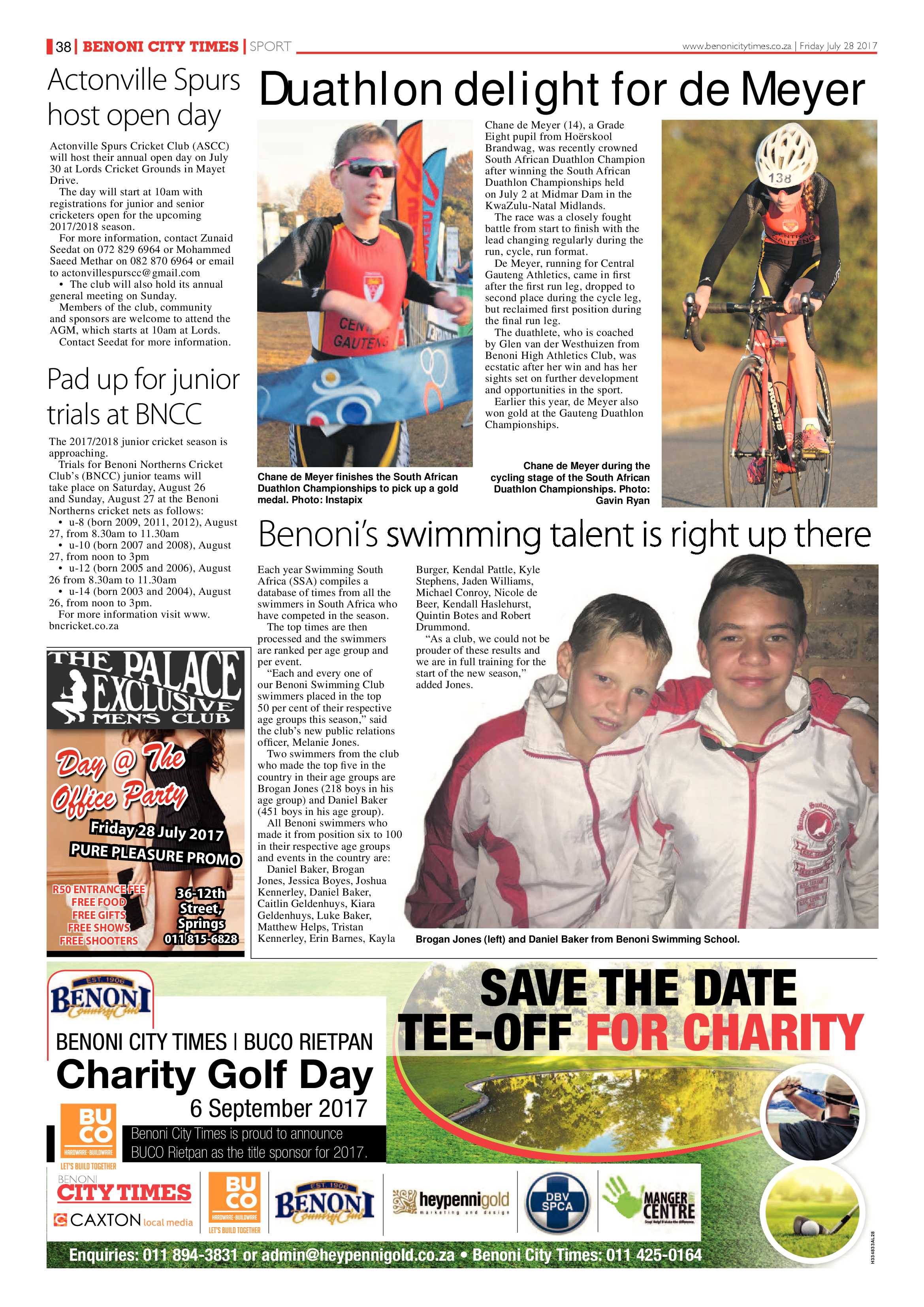 Benoni City Times 27 July 2017 page 38