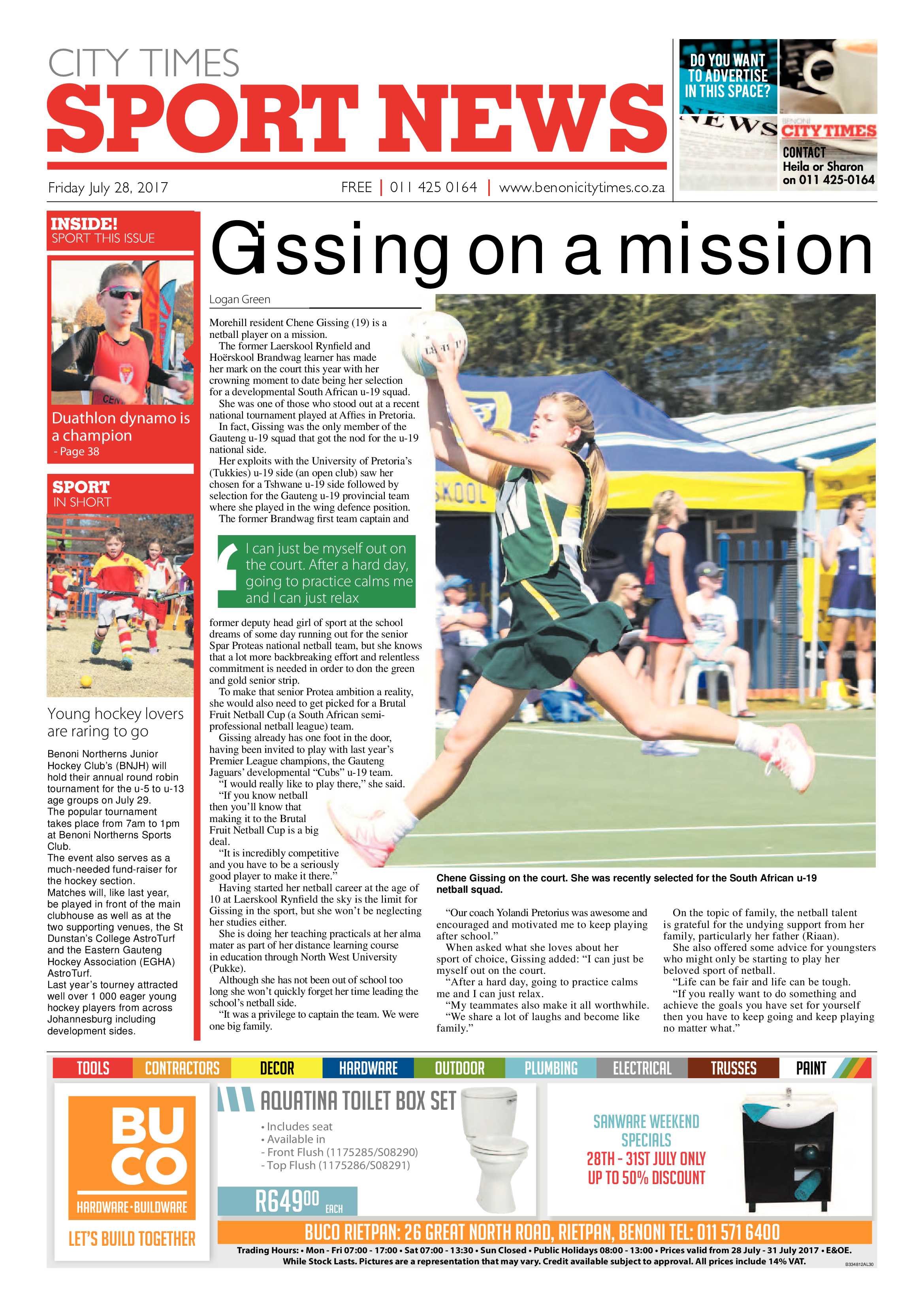 Benoni City Times 27 July 2017 page 40