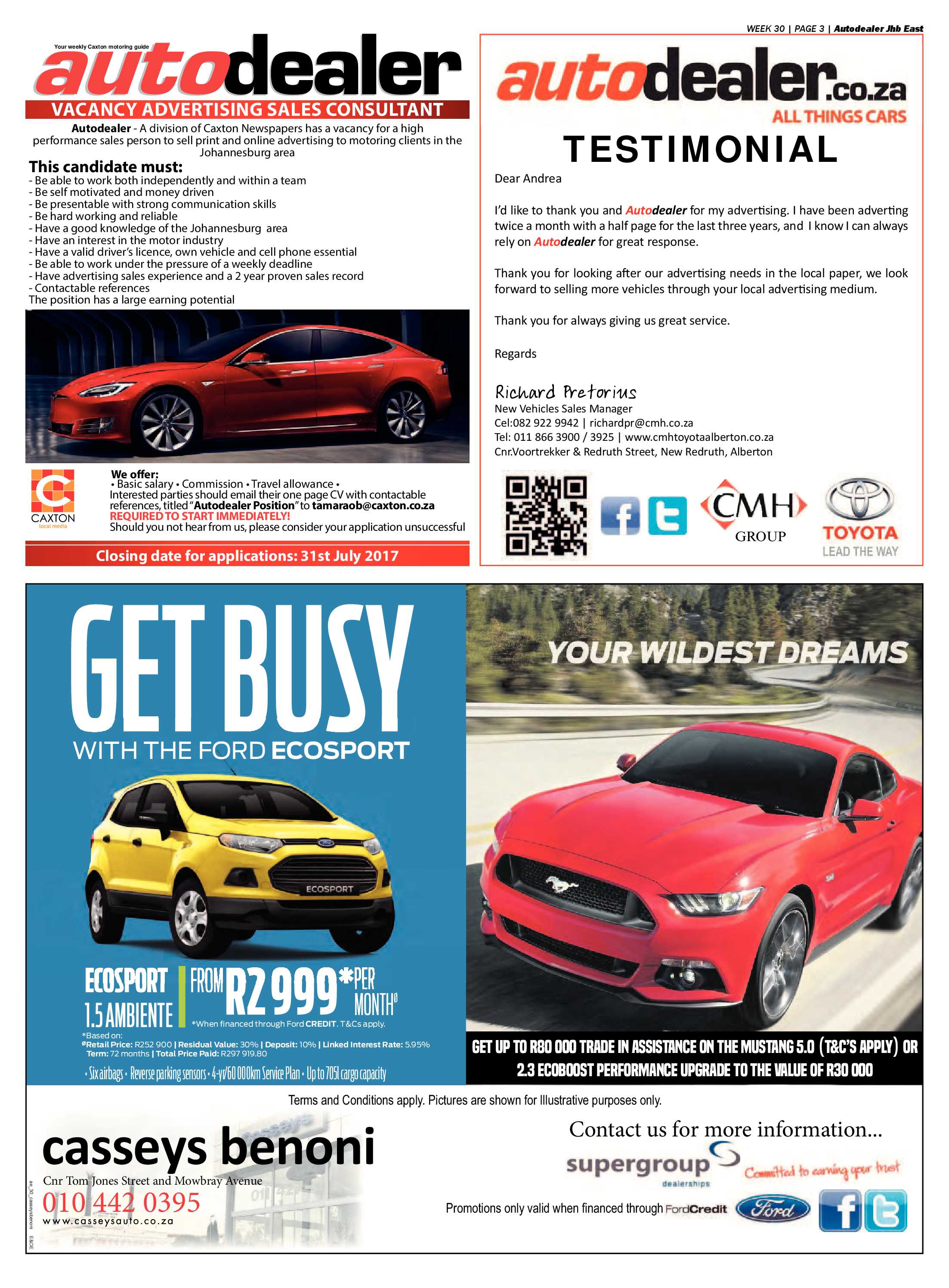 Benoni City Times 27 July 2017 page 43