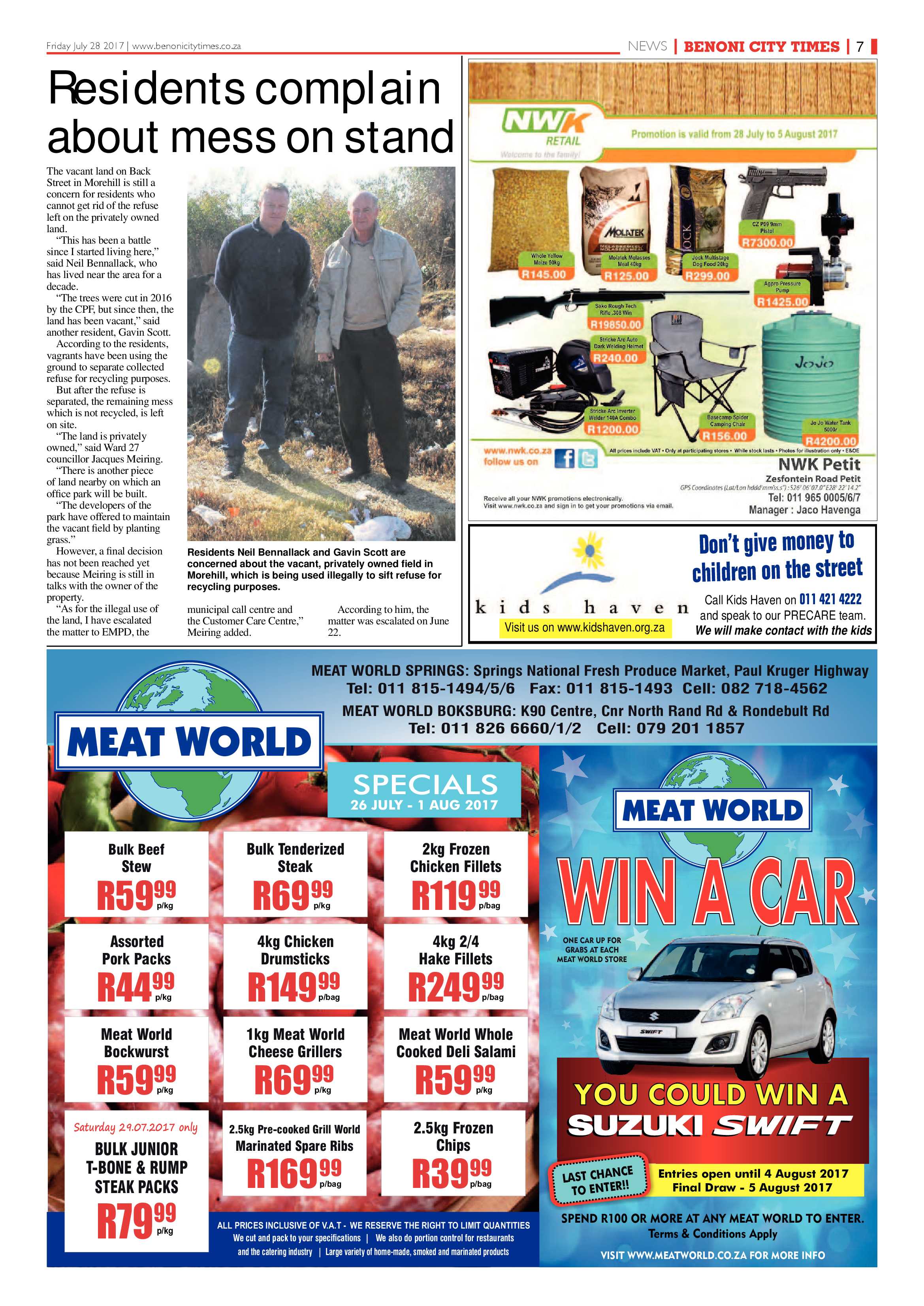 Benoni City Times 27 July 2017 page 7