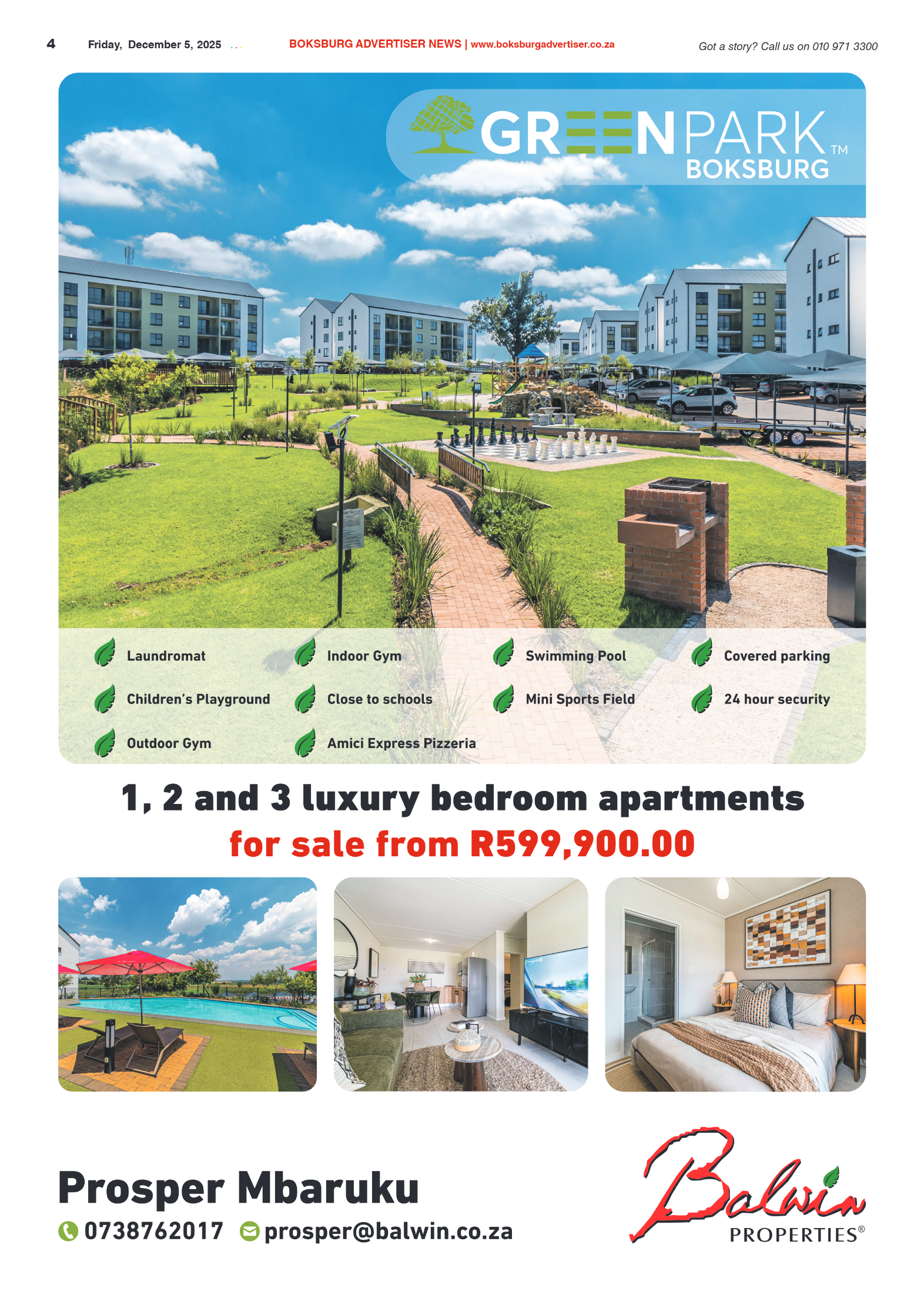 Boksburg Advertiser 5 December 2025 page 4